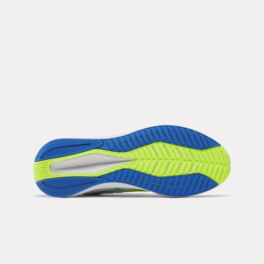 Reebok Footwear Men Energen Tech Plus 2 Running Shoes MOON/KINETIC BLUE/DIGITAL LIME - Image 4