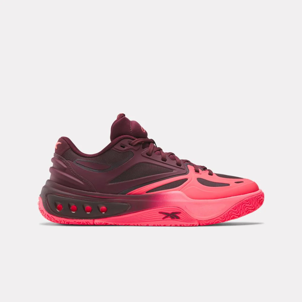 Reebok Footwear Men Engine A Basketball Shoes BLACK CHERRY/PINKBLAST/BLACK C