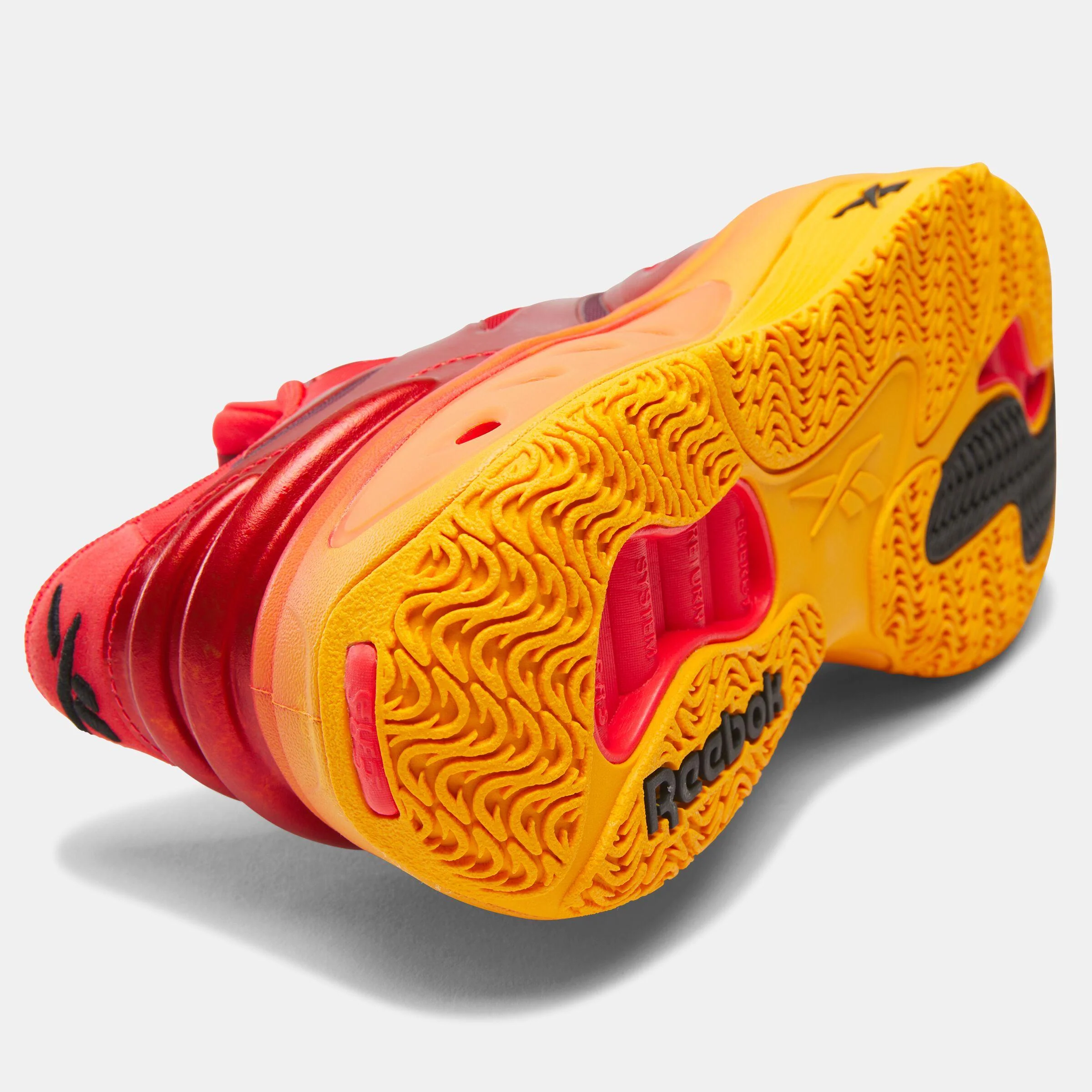 Reebok Footwear Men Engine A Basketball Shoes ENERGY RED/ELECTRIC AMBER/BLAC - Image 10