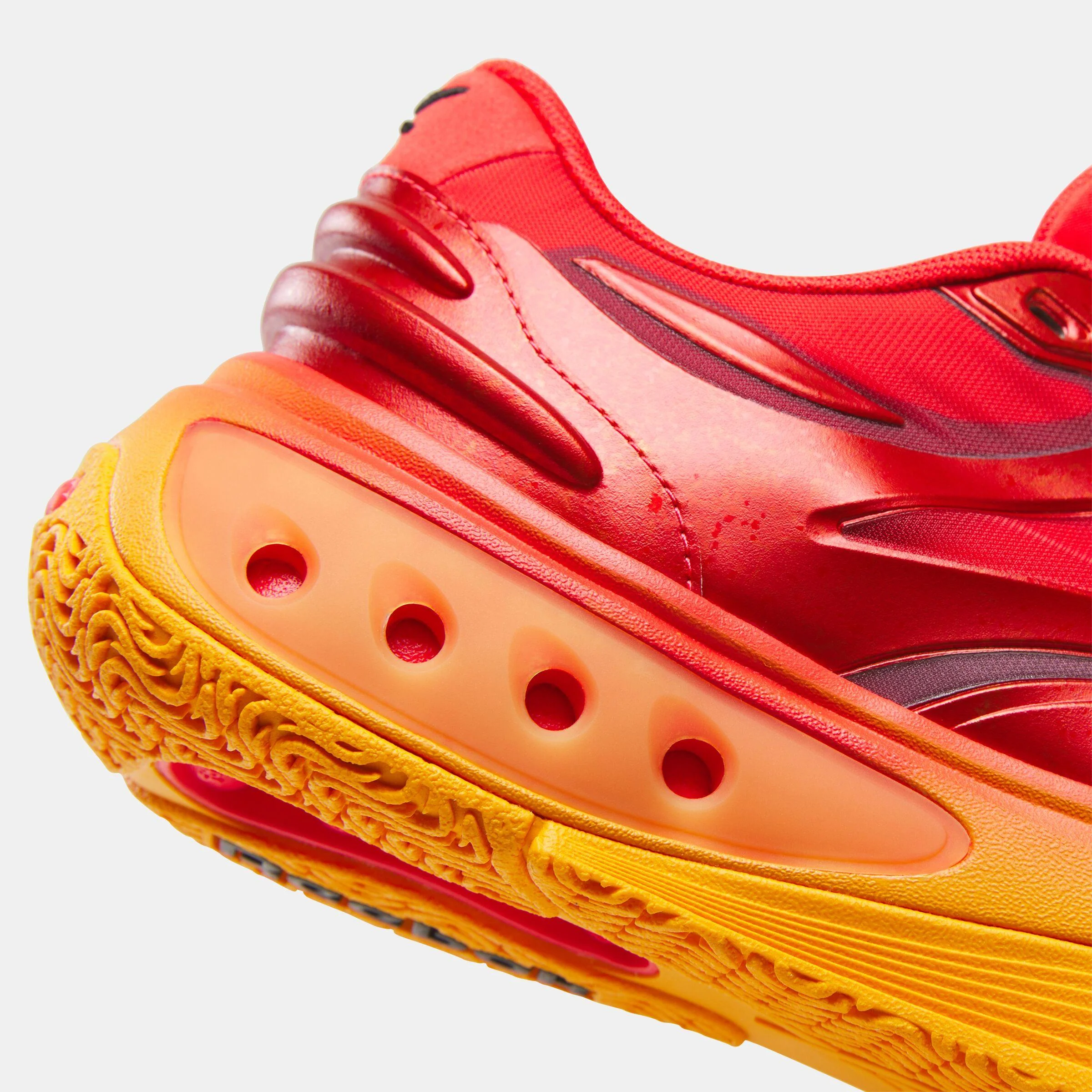 Reebok Footwear Men Engine A Basketball Shoes ENERGY RED/ELECTRIC AMBER/BLAC - Image 9