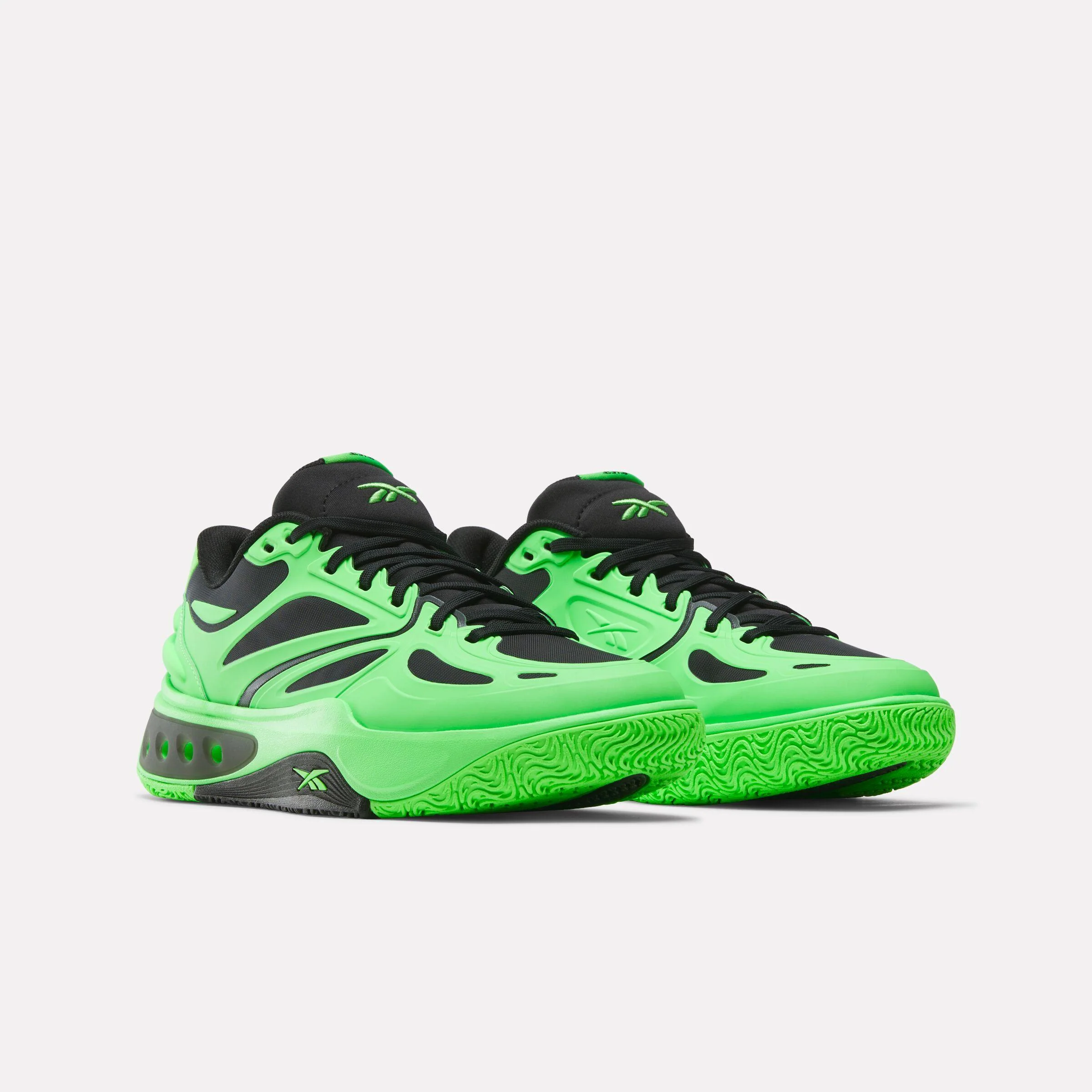 Reebok Footwear Men Engine A Basketball Shoes SOLAR LIME/SOLAR LIME/BLACK - Image 3