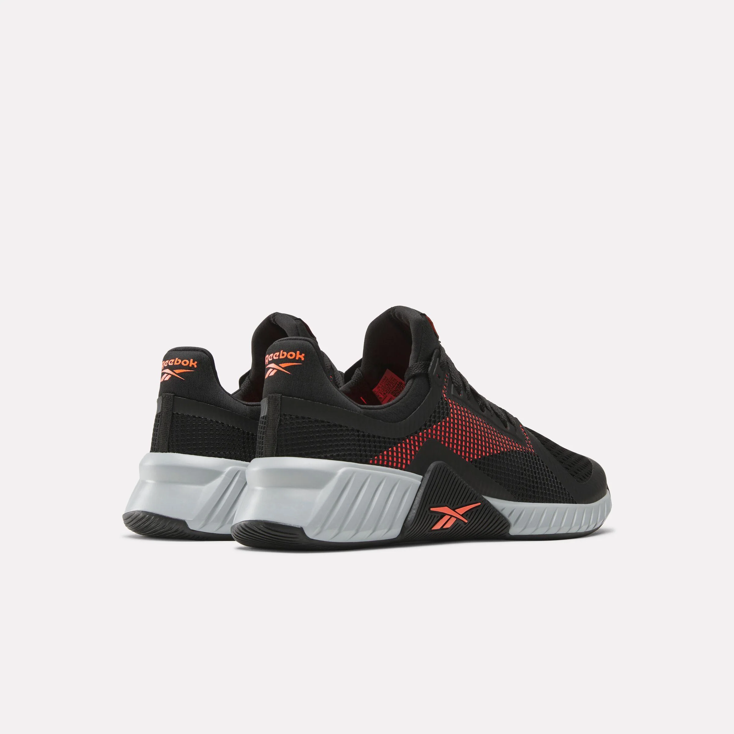 Reebok Footwear Men Flip Charge Training Shoes BLK/ORANGE FLARE/GRY 1 - Image 3