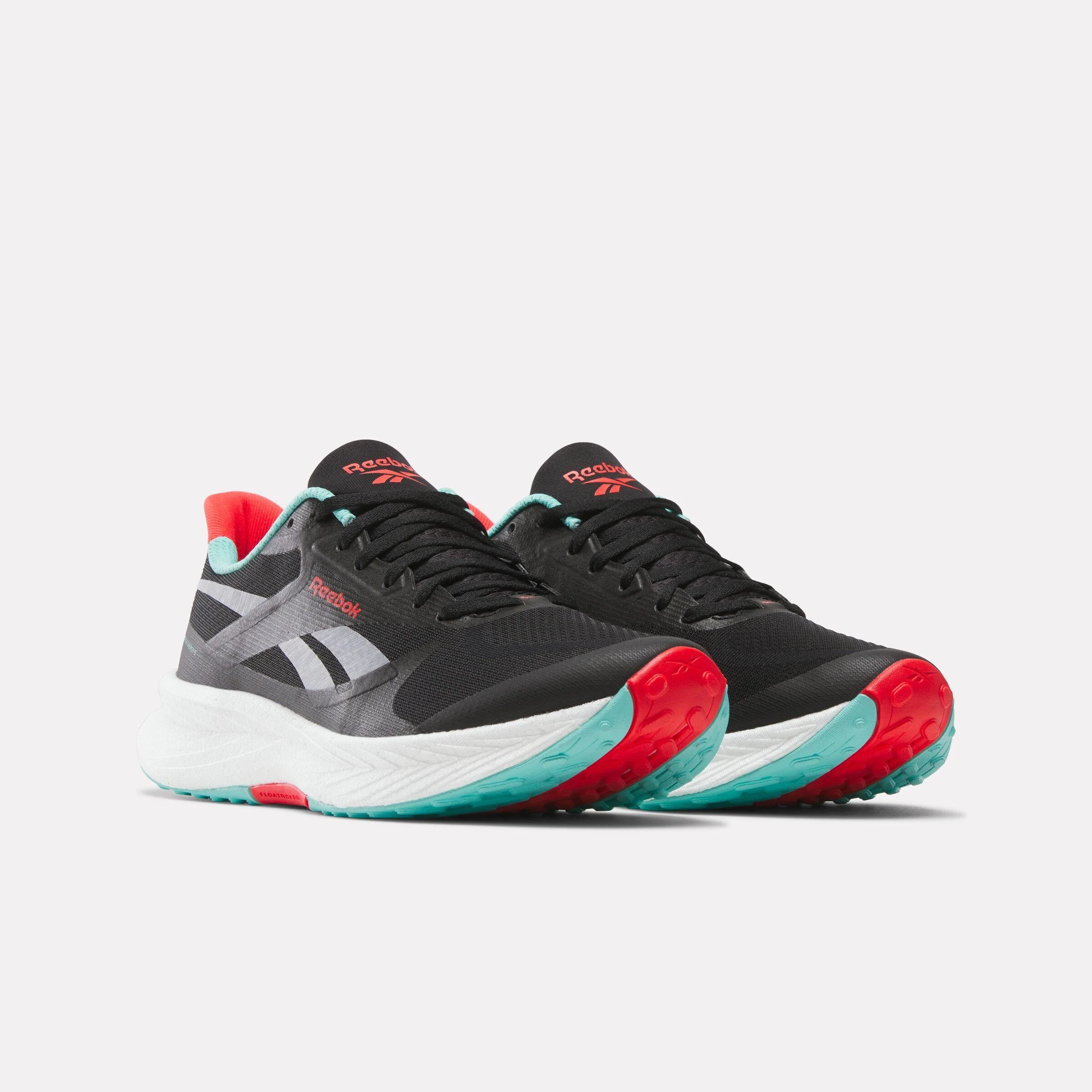 Reebok Footwear Men Floatride Energy 6 Shoes BLACK/WHITE/AI AQUA - Image 2