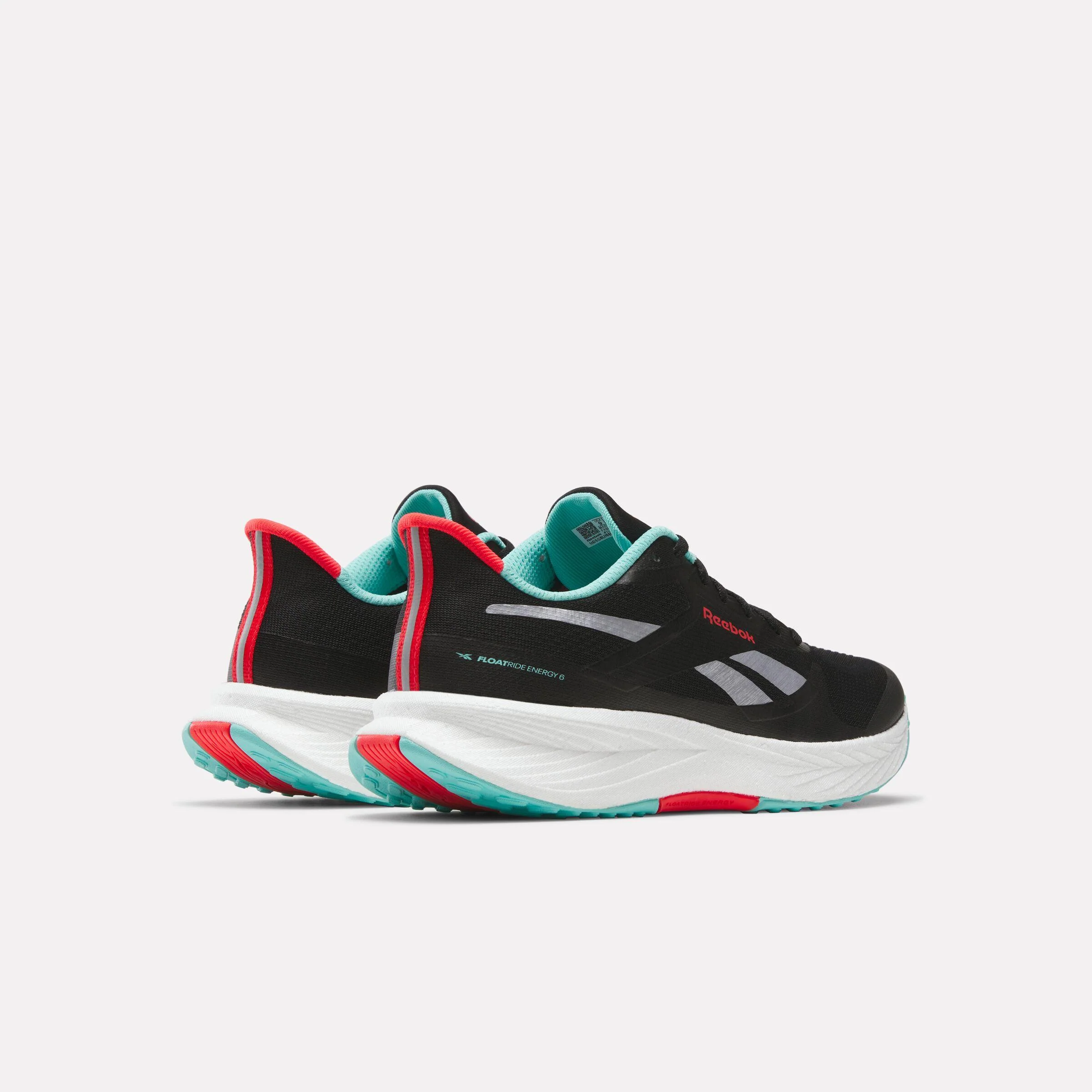 Reebok Footwear Men Floatride Energy 6 Shoes BLACK/WHITE/AI AQUA - Image 3