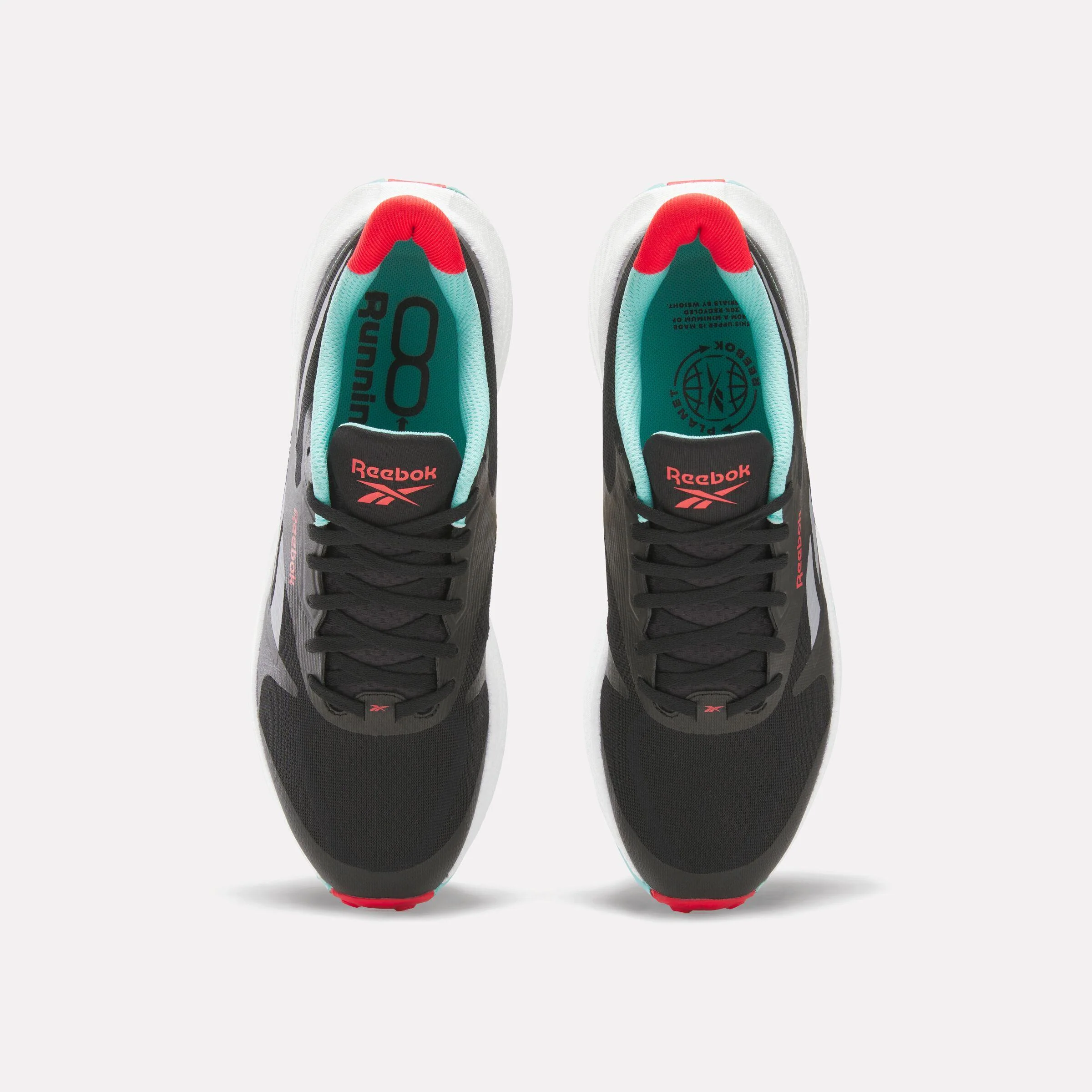 Reebok Footwear Men Floatride Energy 6 Shoes BLACK/WHITE/AI AQUA - Image 5