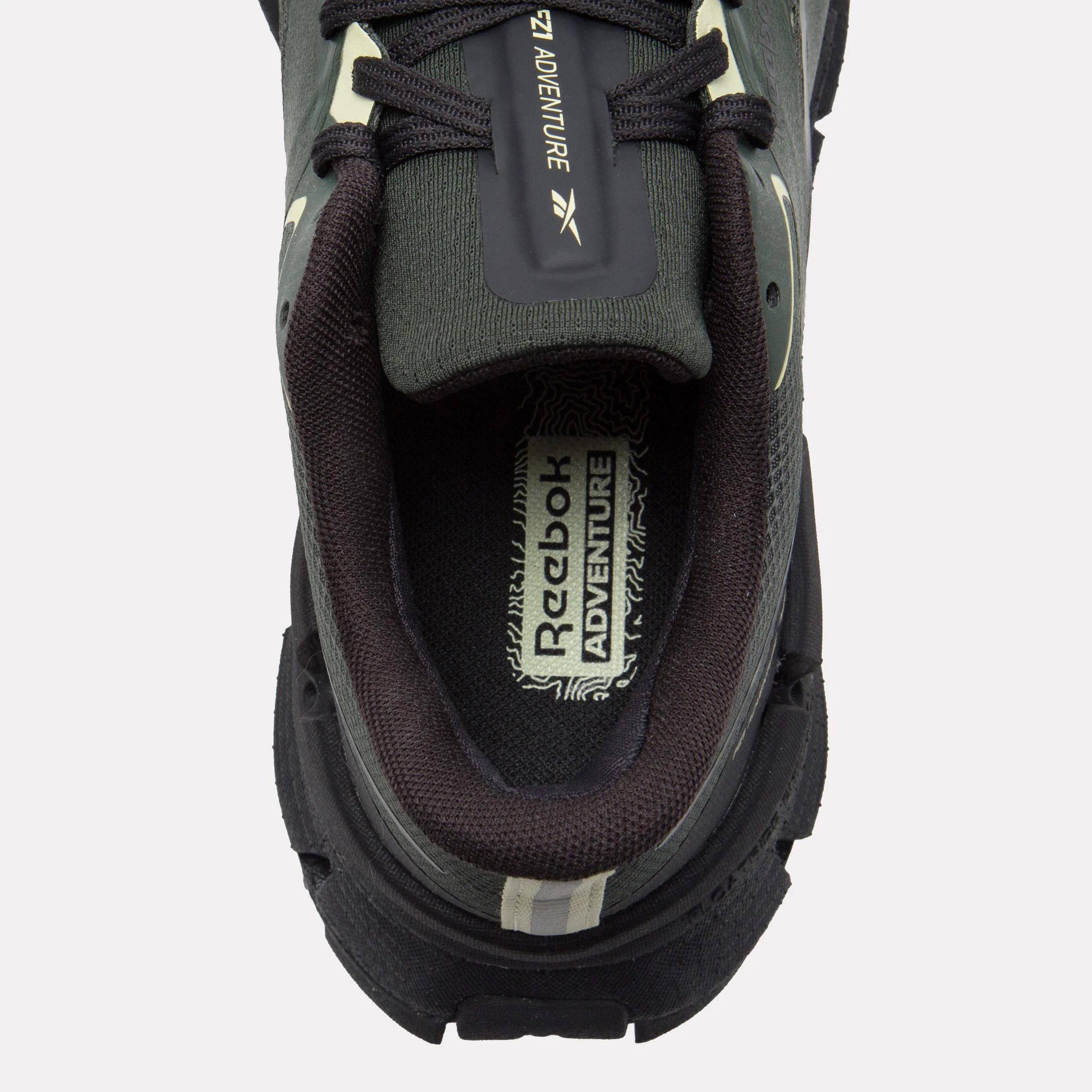 Reebok Footwear Men FloatZig 1 Adventure Shoes GRIT GREEN/WASHED BLACK/YELLOW - Image 8