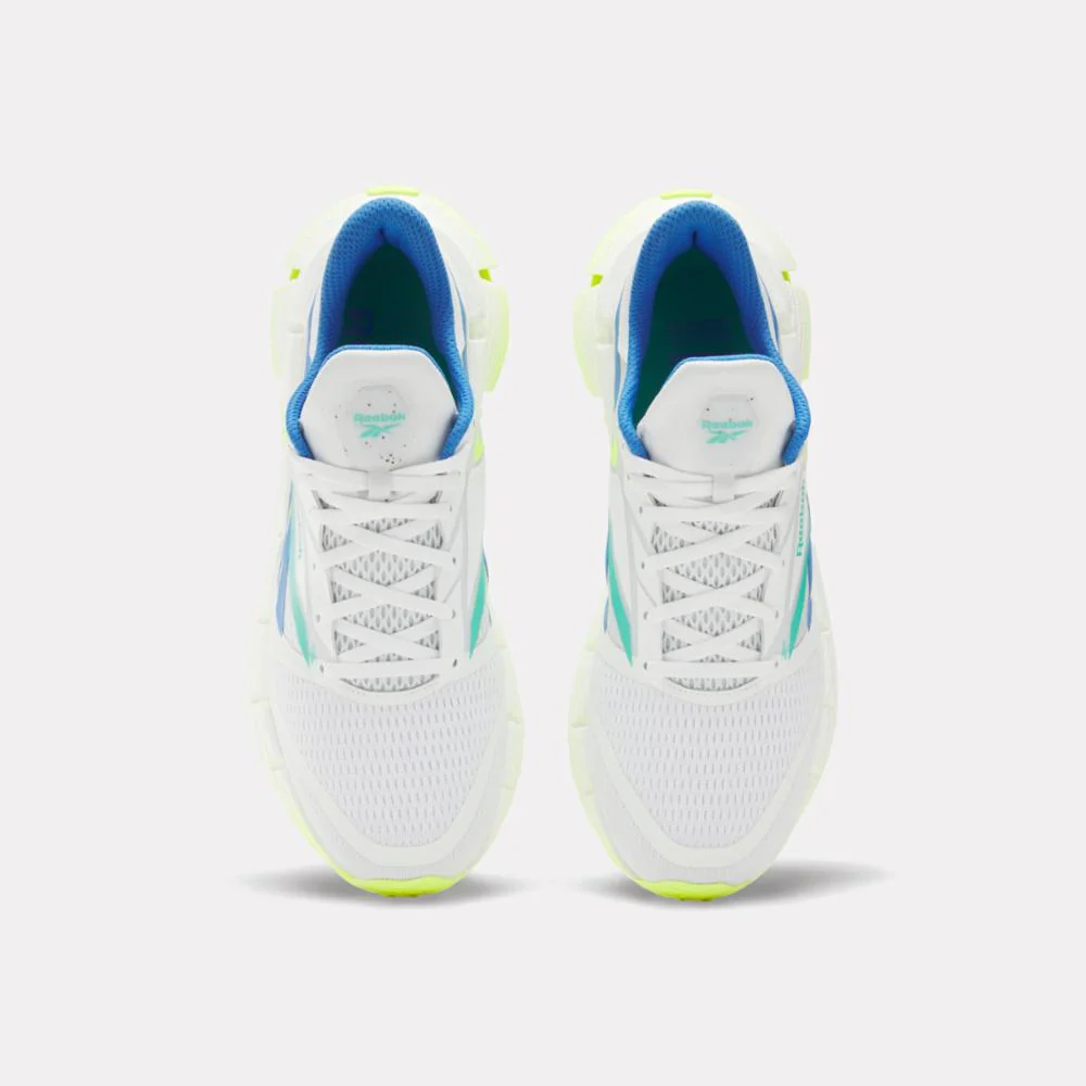Reebok Footwear Men FloatZig 1 Shoes FOOTWEARWHITE/DIGITAL LIME/KIN - Image 5