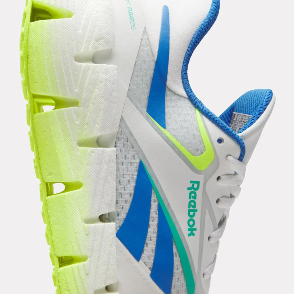 Reebok Footwear Men FloatZig 1 Shoes FOOTWEARWHITE/DIGITAL LIME/KIN - Image 6