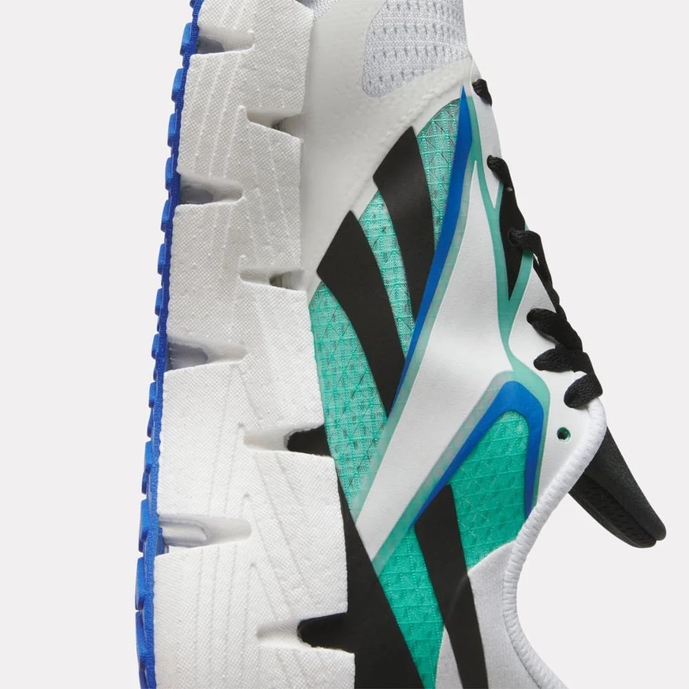 Reebok Footwear Men Floatzig 1 Shoes FTWWHT/BLACK/CYBMIN - Image 6