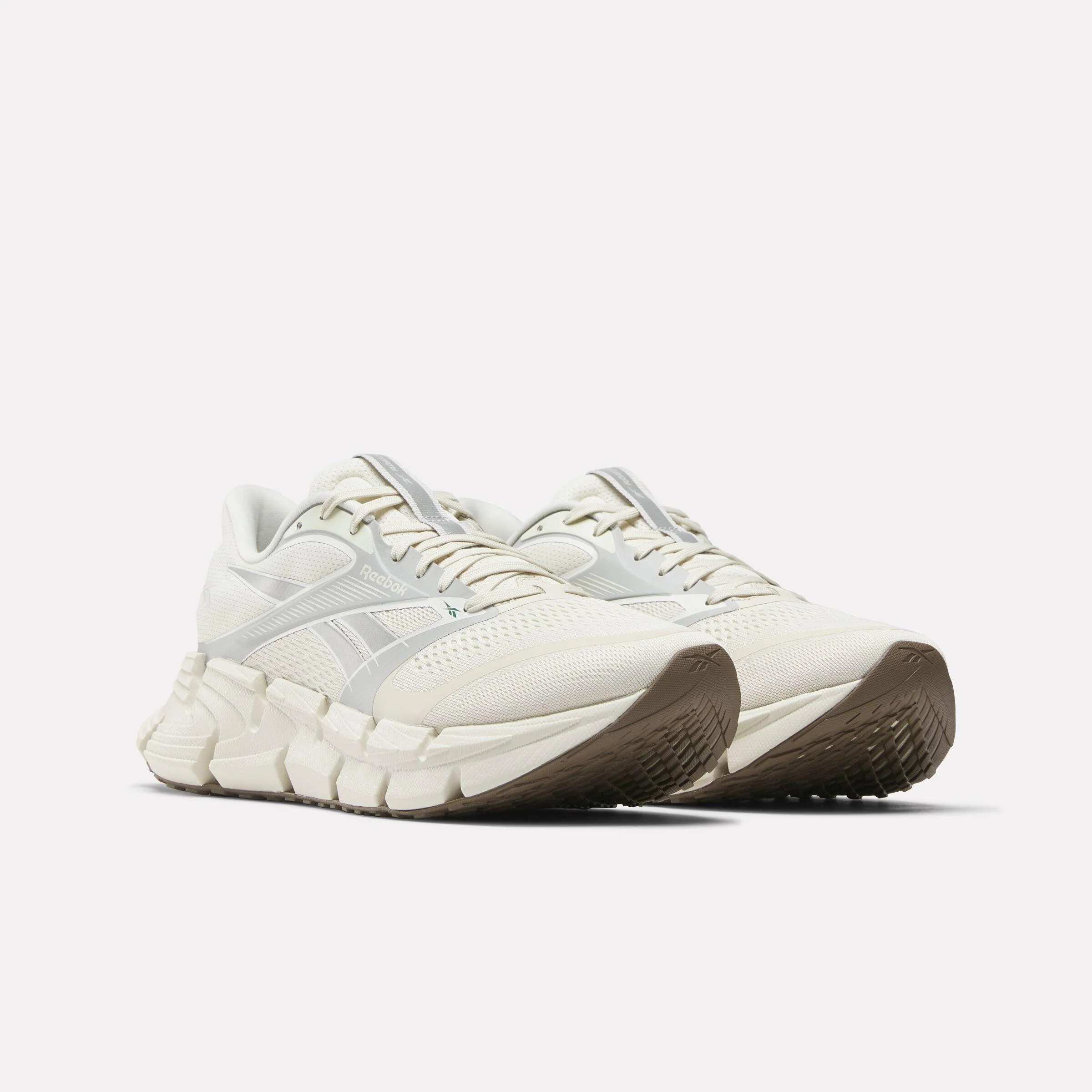 Reebok Footwear Men FloatZig 2 Running Shoes ALABASTER/GREY 1/TREK GREY - Image 2