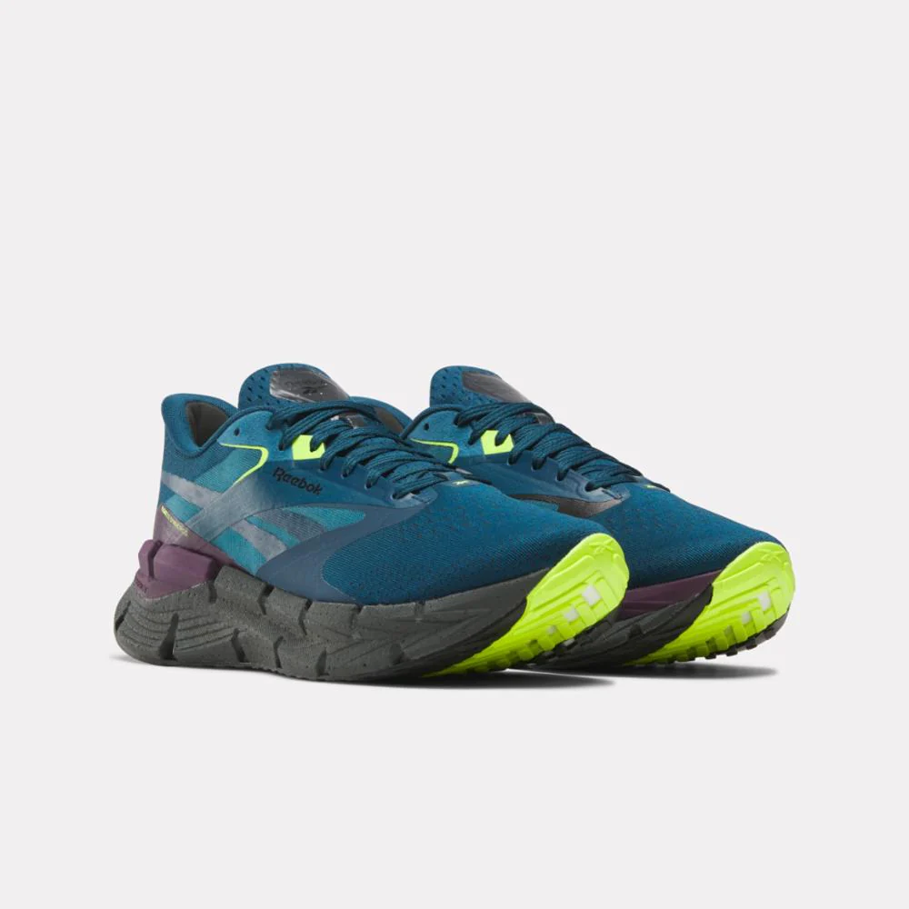 Reebok Footwear Men FloatZig Symmetros Running Shoes ESCP BLUE/GREY 6/MIDNIGHT PLUM - Image 2