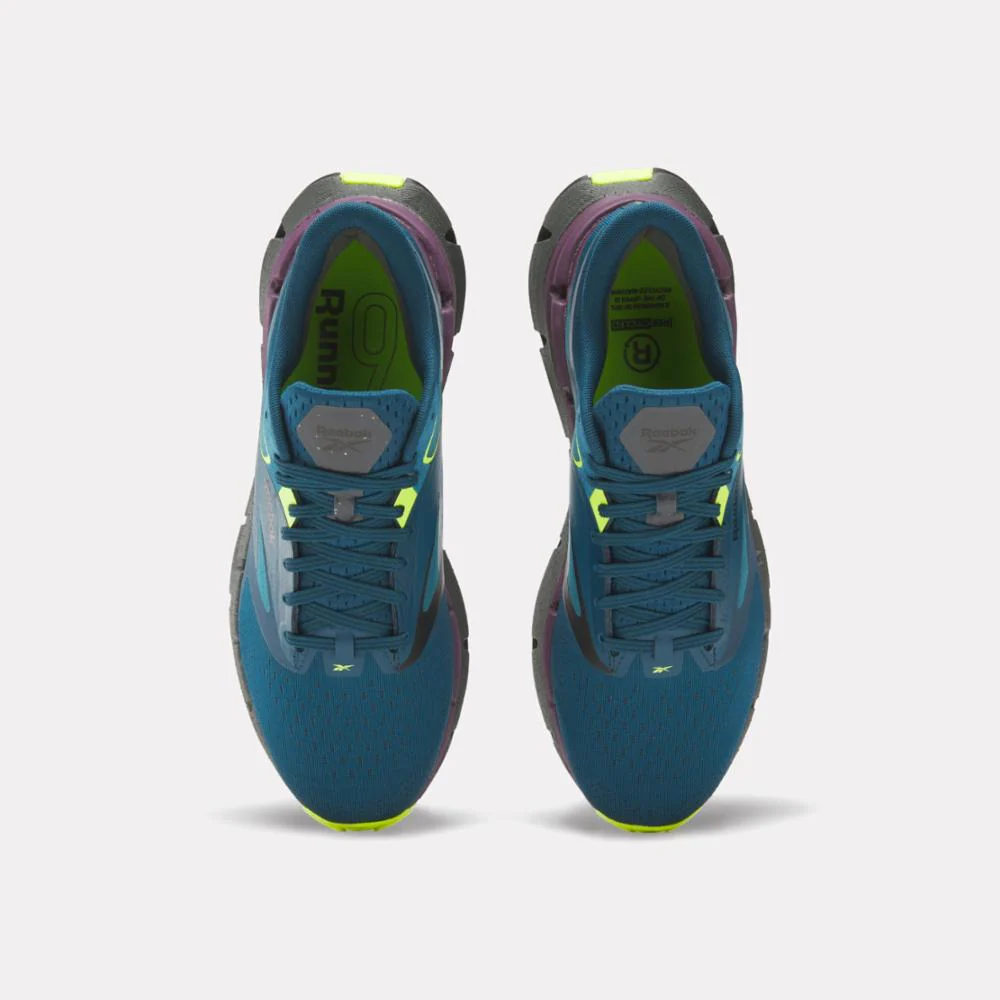 Reebok Footwear Men FloatZig Symmetros Running Shoes ESCP BLUE/GREY 6/MIDNIGHT PLUM - Image 5