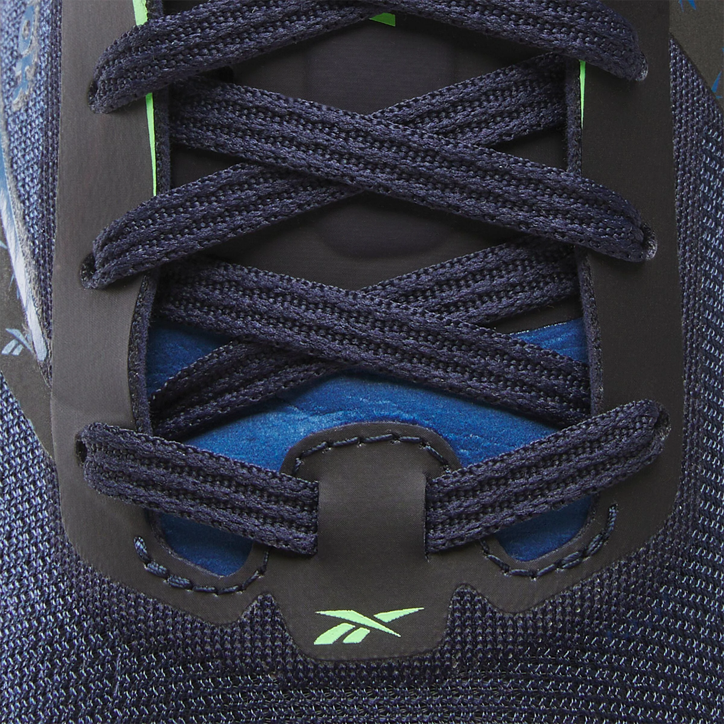 Reebok Footwear Men FloatZig X1 Shoes VECTOR NAVY/SOLAR LIME/TWILIGH - Image 7
