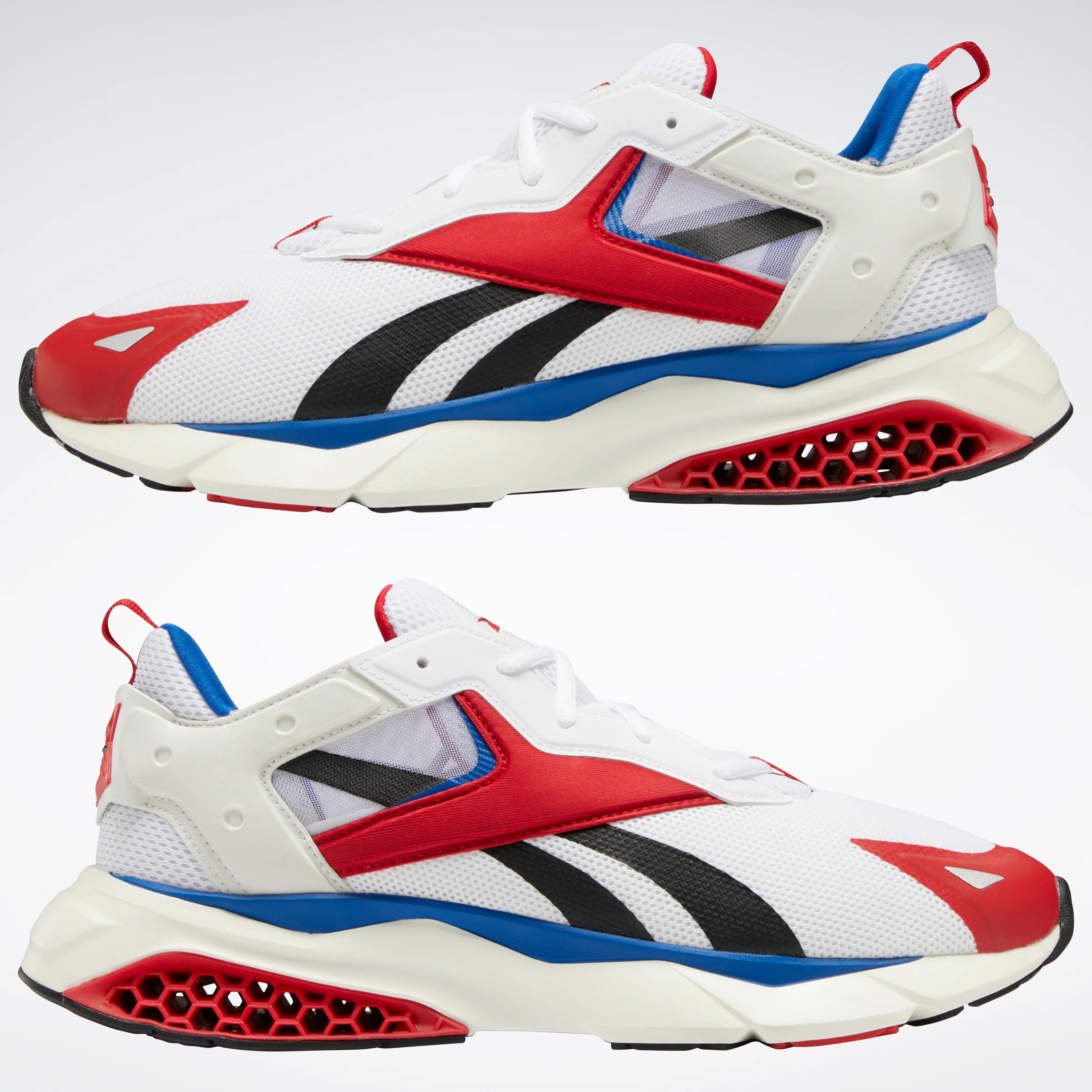 Reebok Footwear Men Hexalite Legacy Shoes Ftwwht/Vecred/Vecblu - Image 10