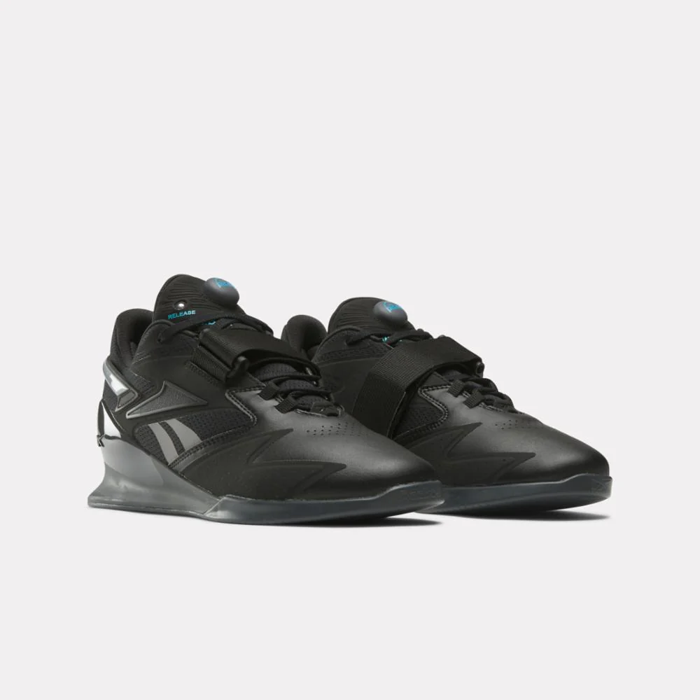 Reebok Footwear Men Legacy Lifter III Men's Weightlifting Shoes CBLACK/PURGRY/PUGRY5 - Image 2