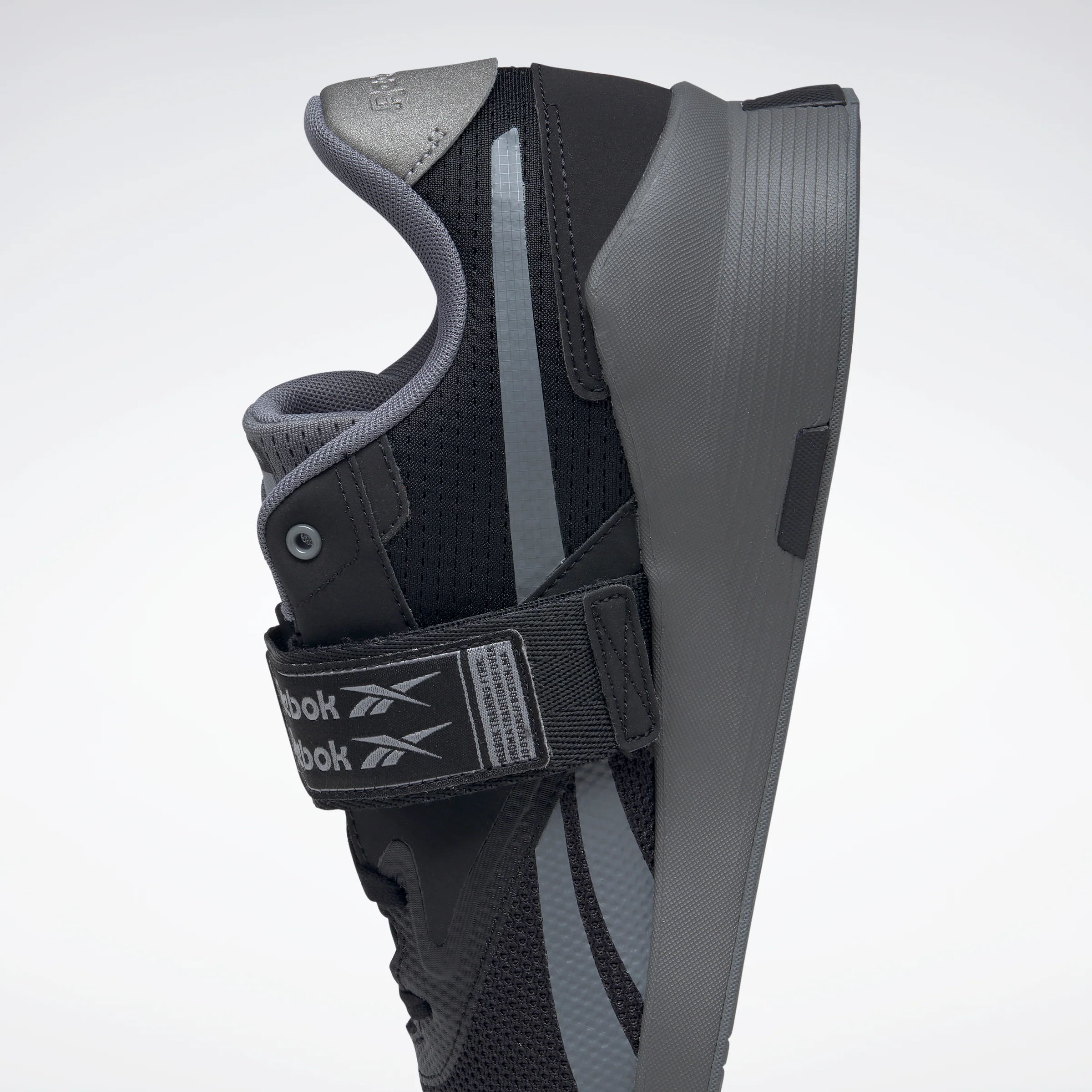 Reebok Footwear Men Lifter Pr Ii Shoes Core Black/Pewter/Pure Grey 6 - Image 8