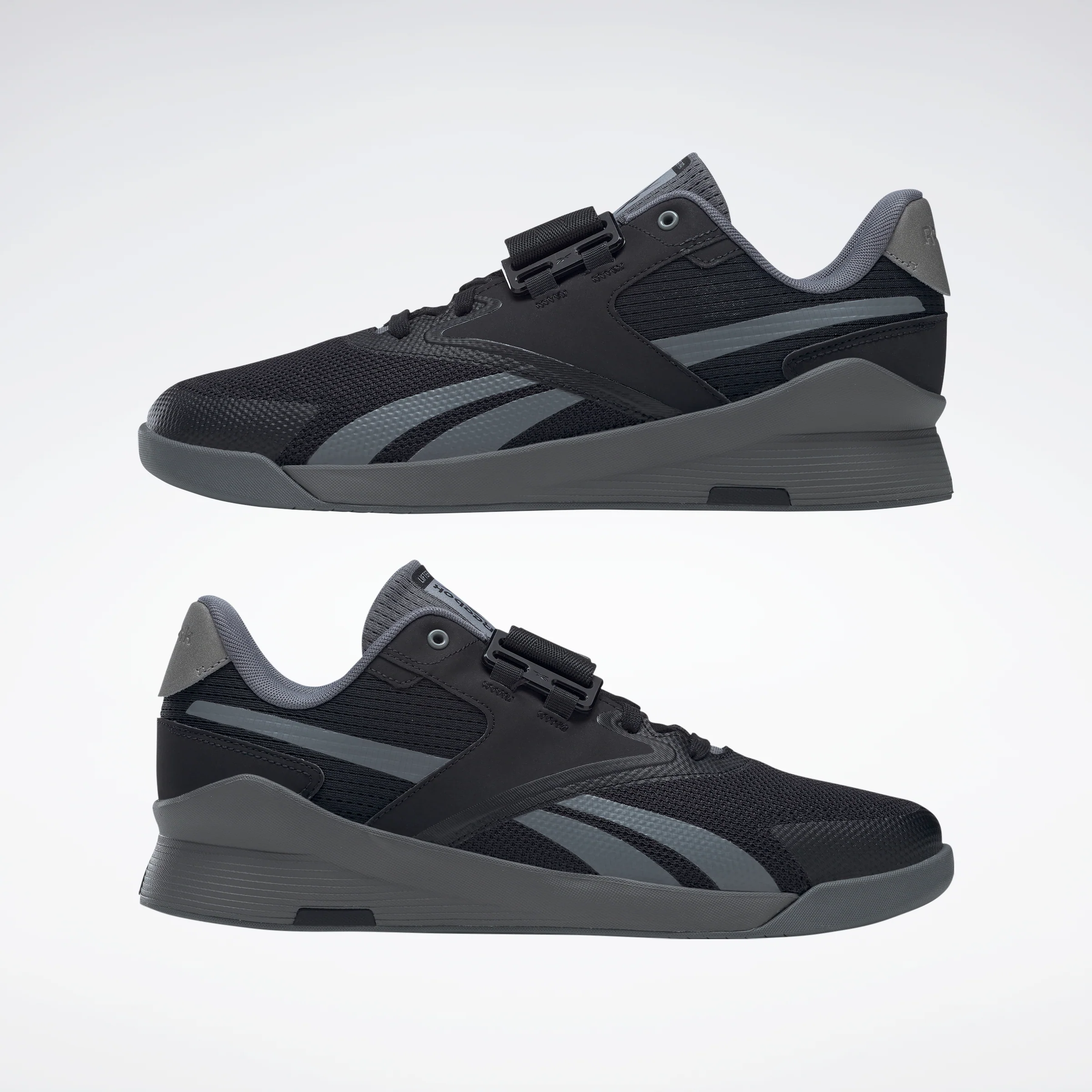 Reebok Footwear Men Lifter Pr Ii Shoes Core Black/Pewter/Pure Grey 6 - Image 9