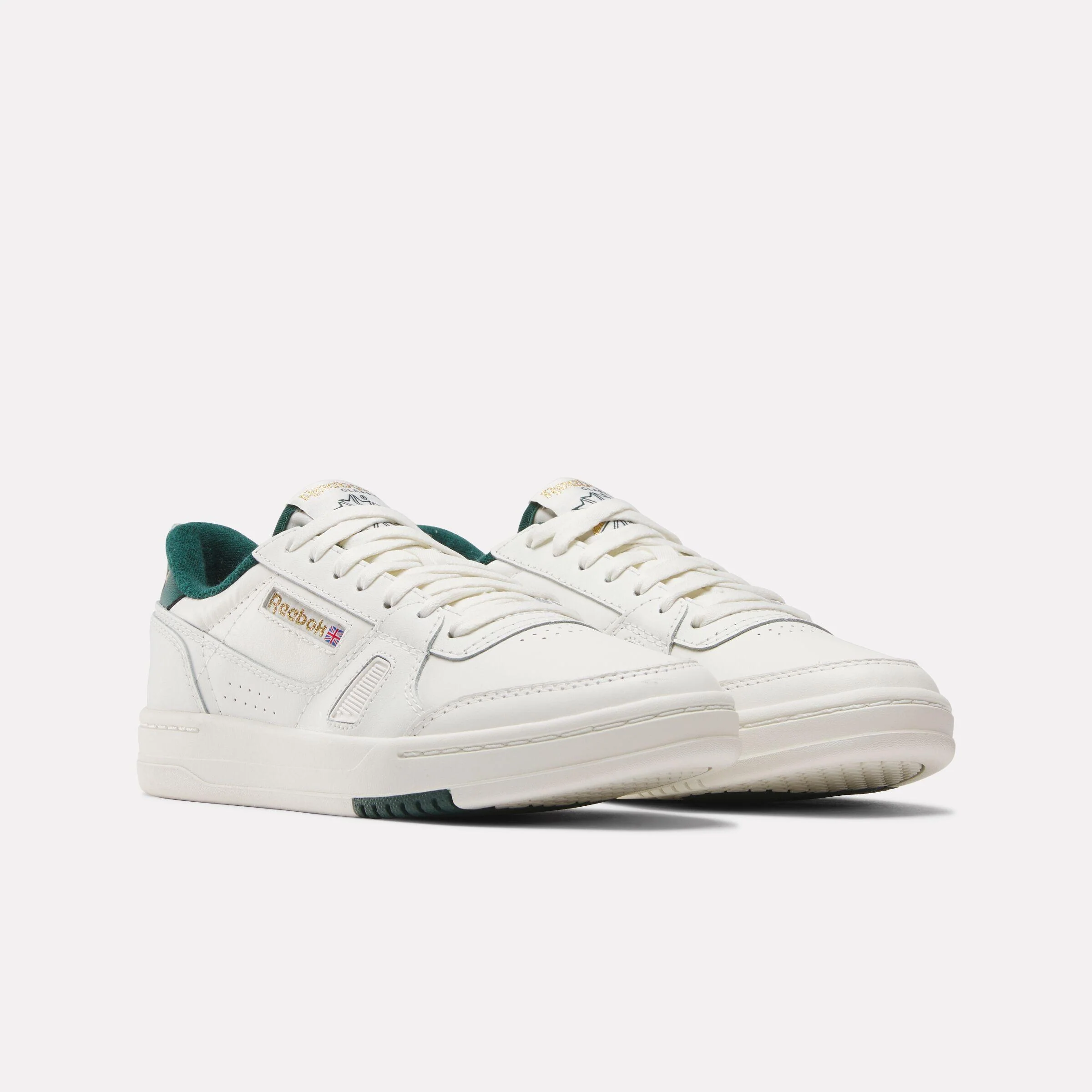 Reebok Footwear Men LT Court Shoes CHALK/VINTAGECHALK/CLGTGREEN - Image 2