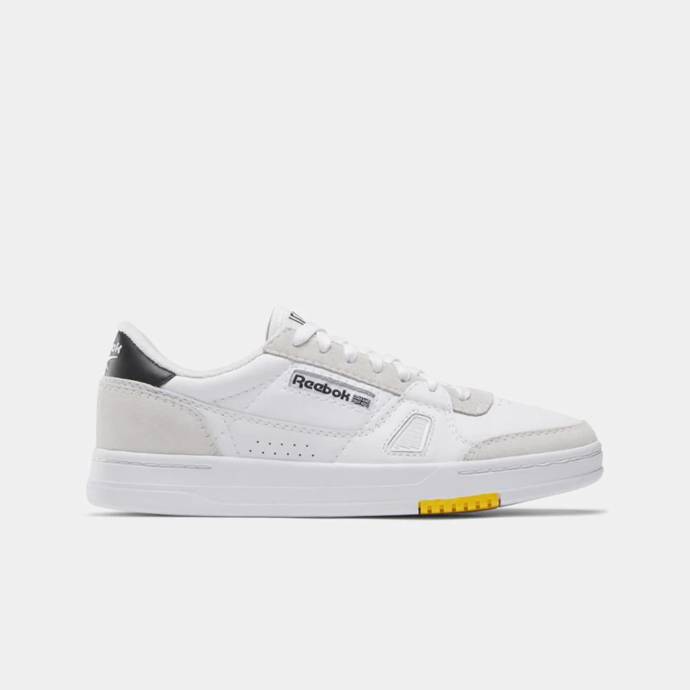 Reebok Footwear Men LT Court Shoes FTWR WHT/BLK/TEAM YELLOW