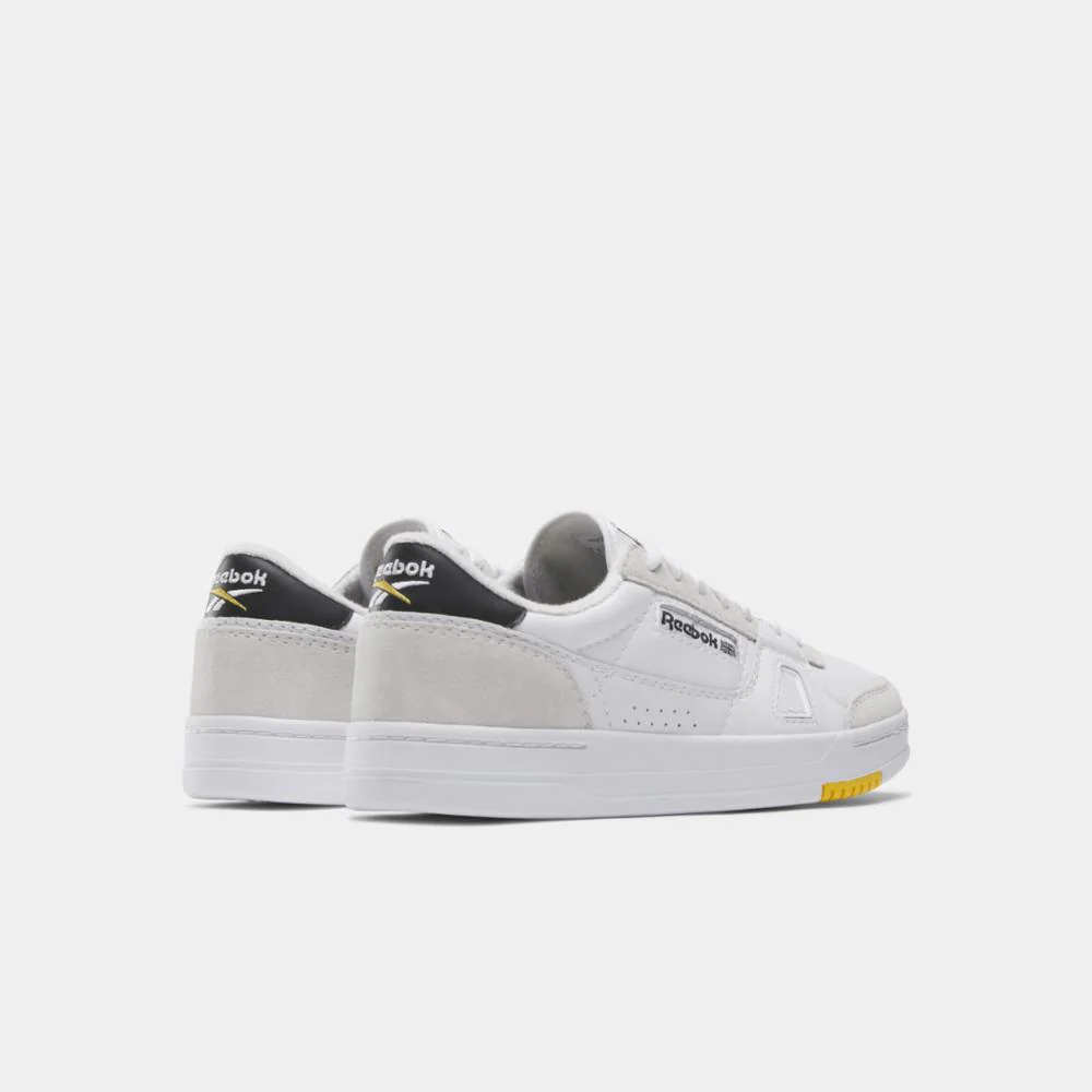 Reebok Footwear Men LT Court Shoes FTWR WHT/BLK/TEAM YELLOW - Image 3