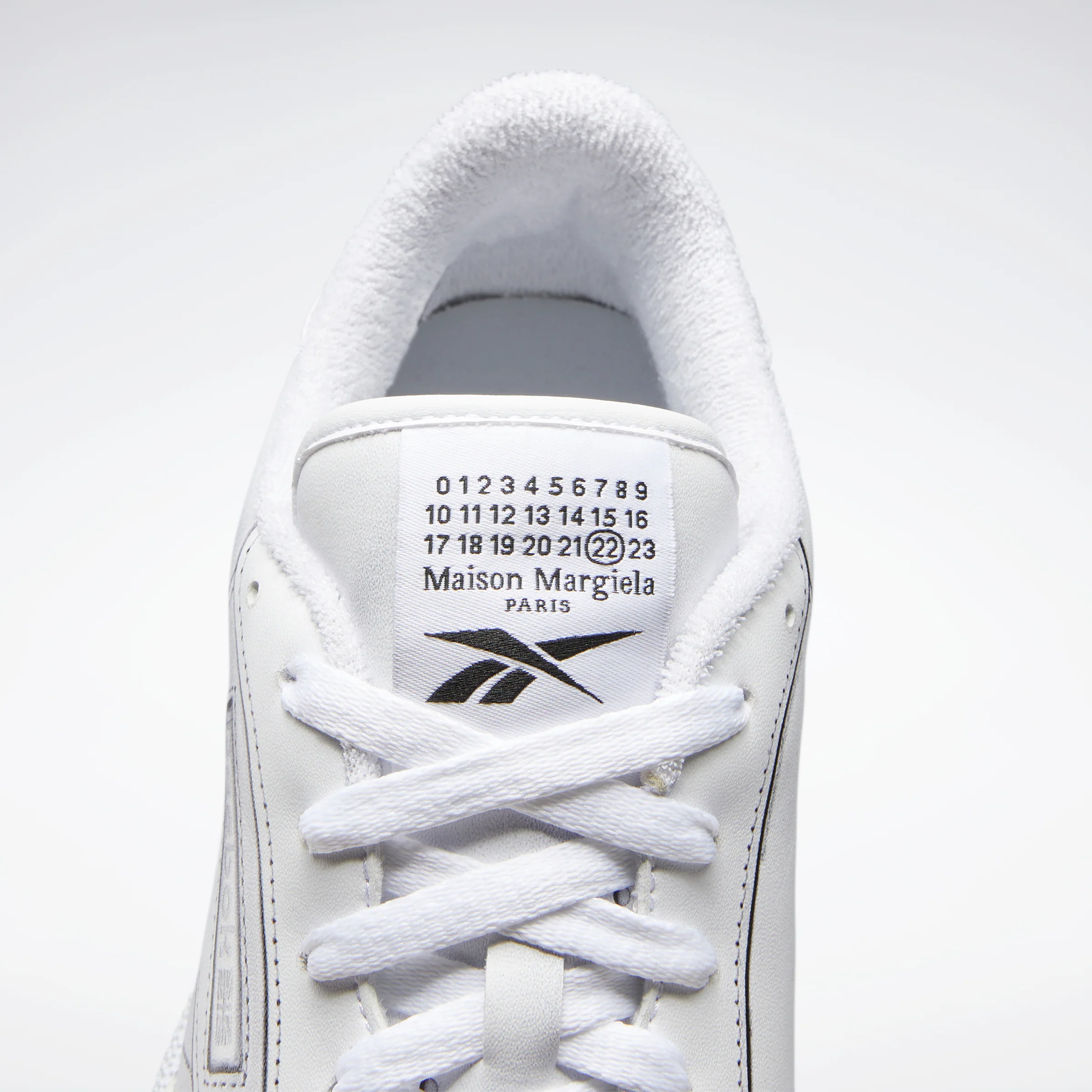 Reebok Footwear Men Maison Margiela Club C Shoes White/Black/White - Image 8