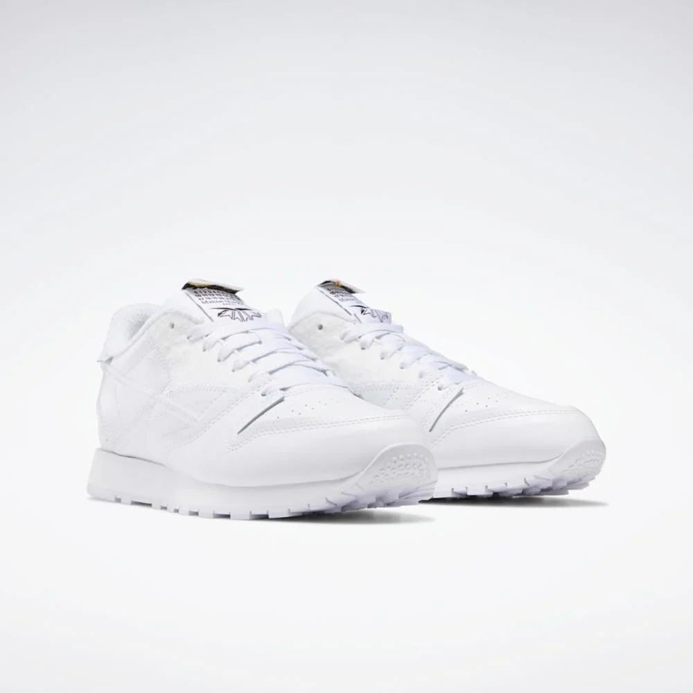 Reebok Footwear Men Maison Margiela Project 0 Classic Leather Shoes FTWWHT/BLACK/FTWWHT - Image 3