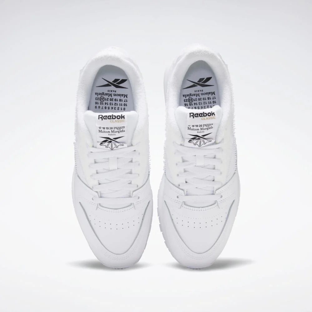 Reebok Footwear Men Maison Margiela Project 0 Classic Leather Shoes FTWWHT/BLACK/FTWWHT - Image 6