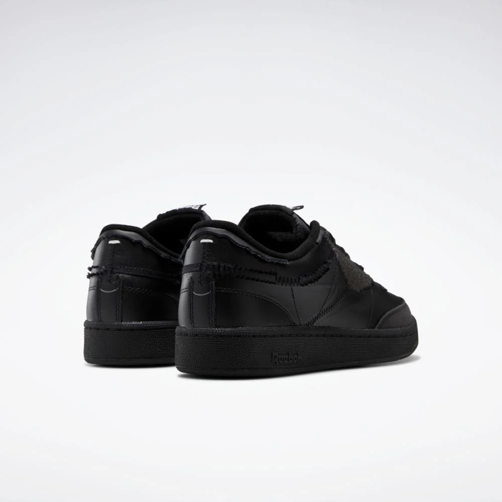 Reebok Footwear Men Maison Margiela Project 0 Club C Shoes BLACK/FTWWHT/BLACK - Image 4