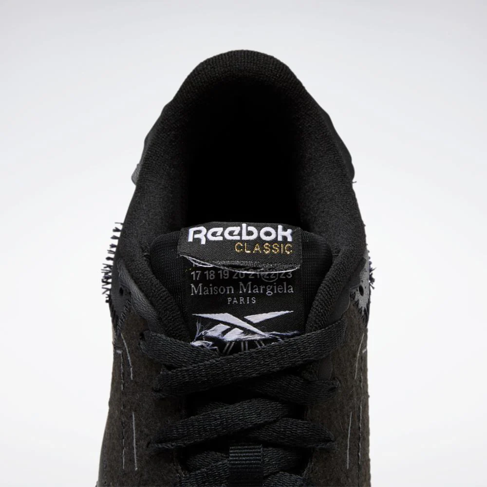 Reebok Footwear Men Maison Margiela Project 0 Club C Shoes BLACK/FTWWHT/BLACK - Image 7