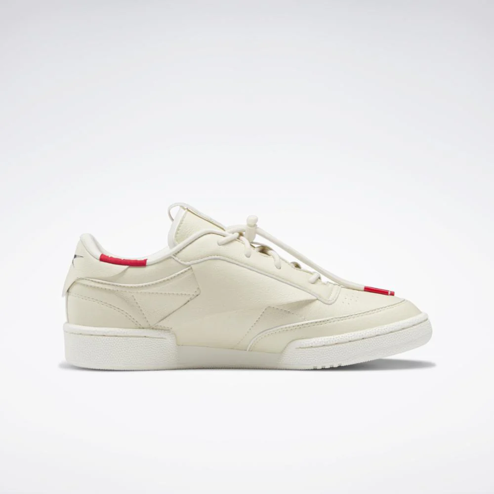Reebok Footwear Men CLUB C 85 VEGAN VINCHA/VECRED/CBLACK - Image 2
