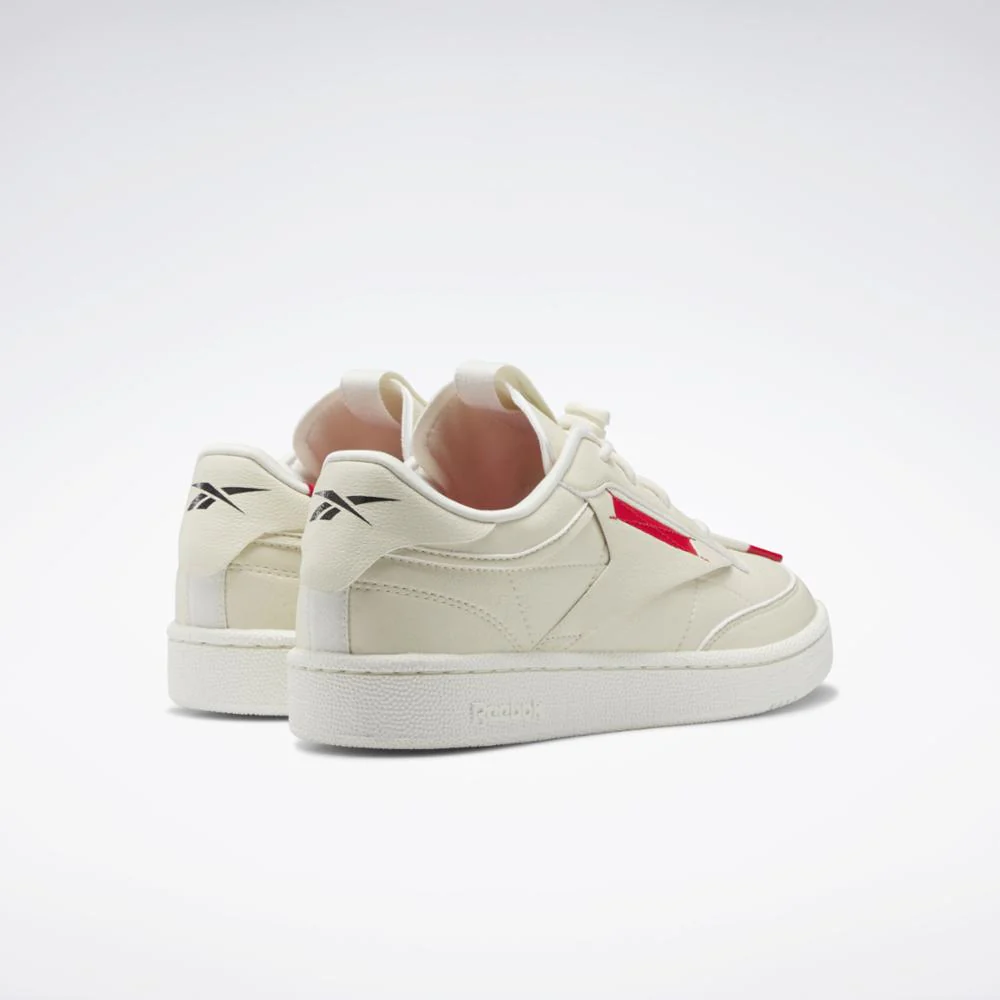Reebok Footwear Men CLUB C 85 VEGAN VINCHA/VECRED/CBLACK - Image 4
