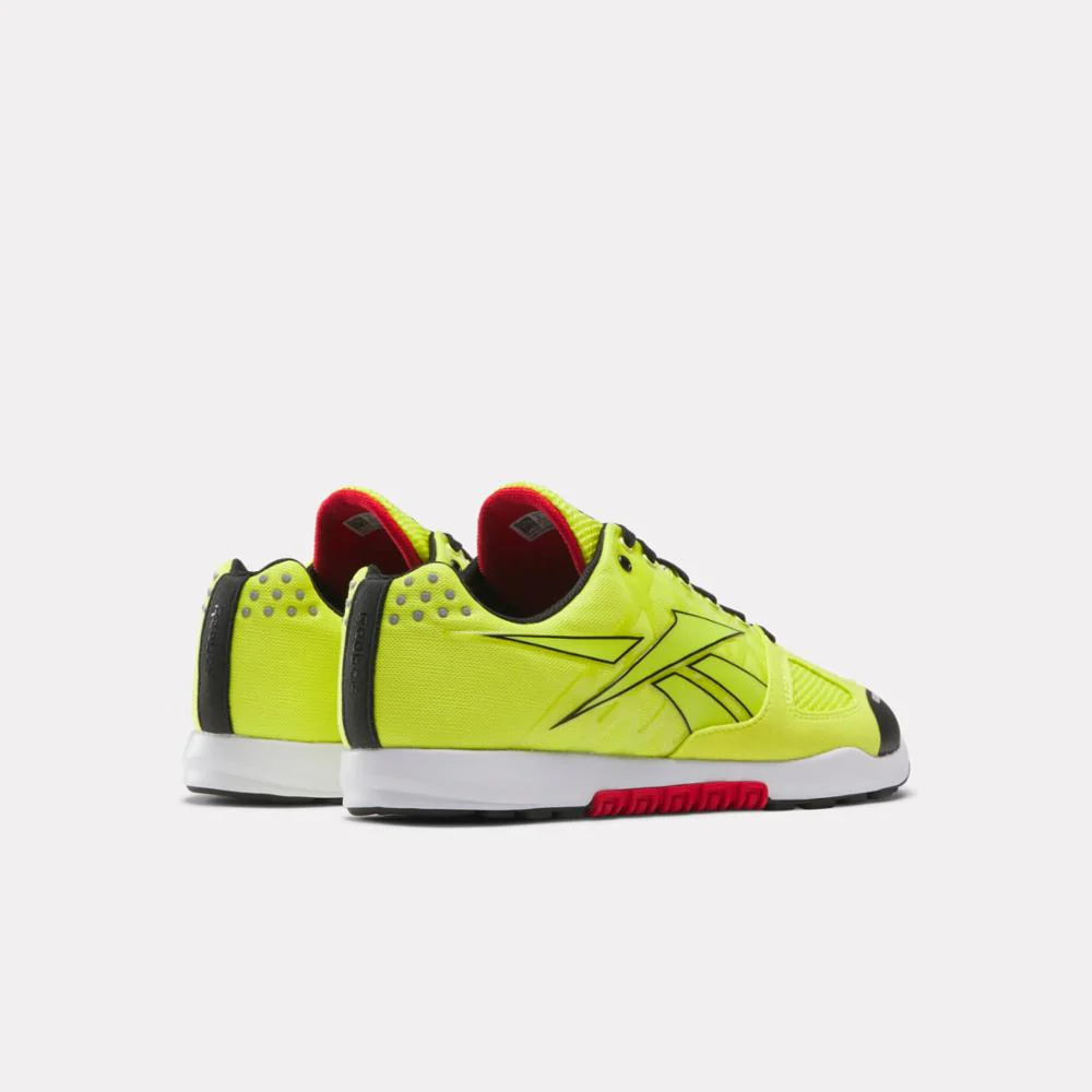 Reebok Footwear Men Nano 2.0 Men's Training Shoes HYPGRN/VECRED/CBLACK - Image 3
