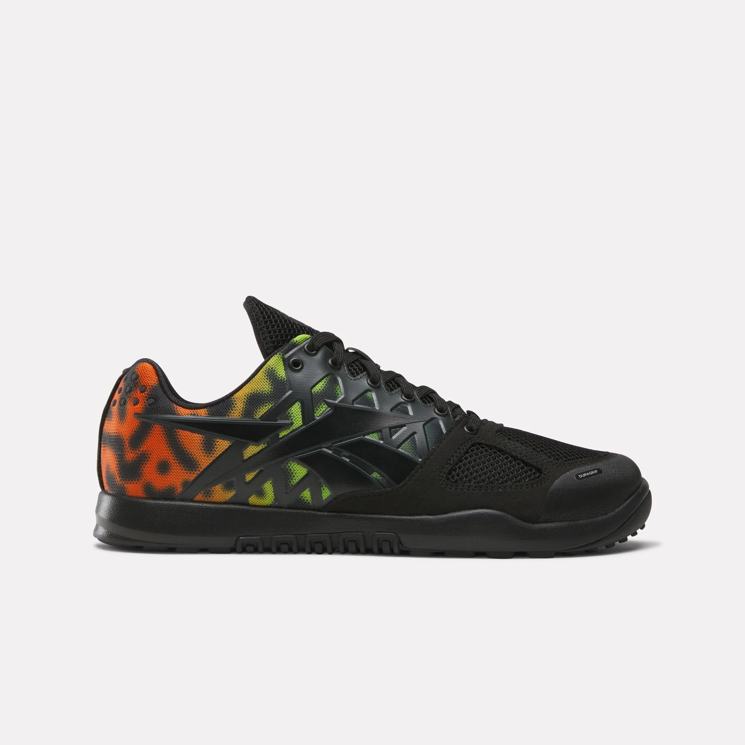 REEBOK FOOTWEAR MEN Nano 2.0 Training Shoes BLACK/ATOMIC TANGERINE