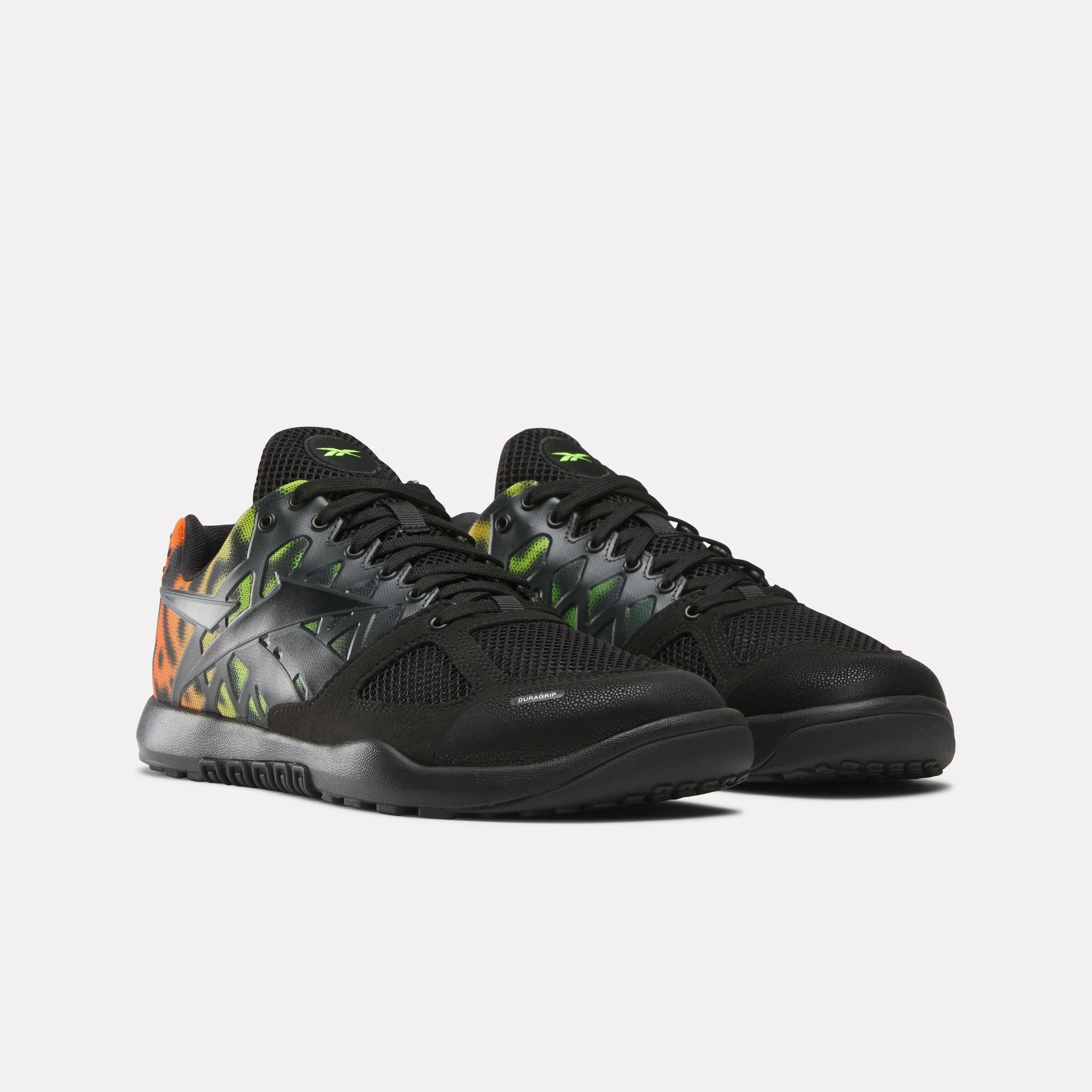 REEBOK FOOTWEAR MEN Nano 2.0 Training Shoes BLACK/ATOMIC TANGERINE - Image 2