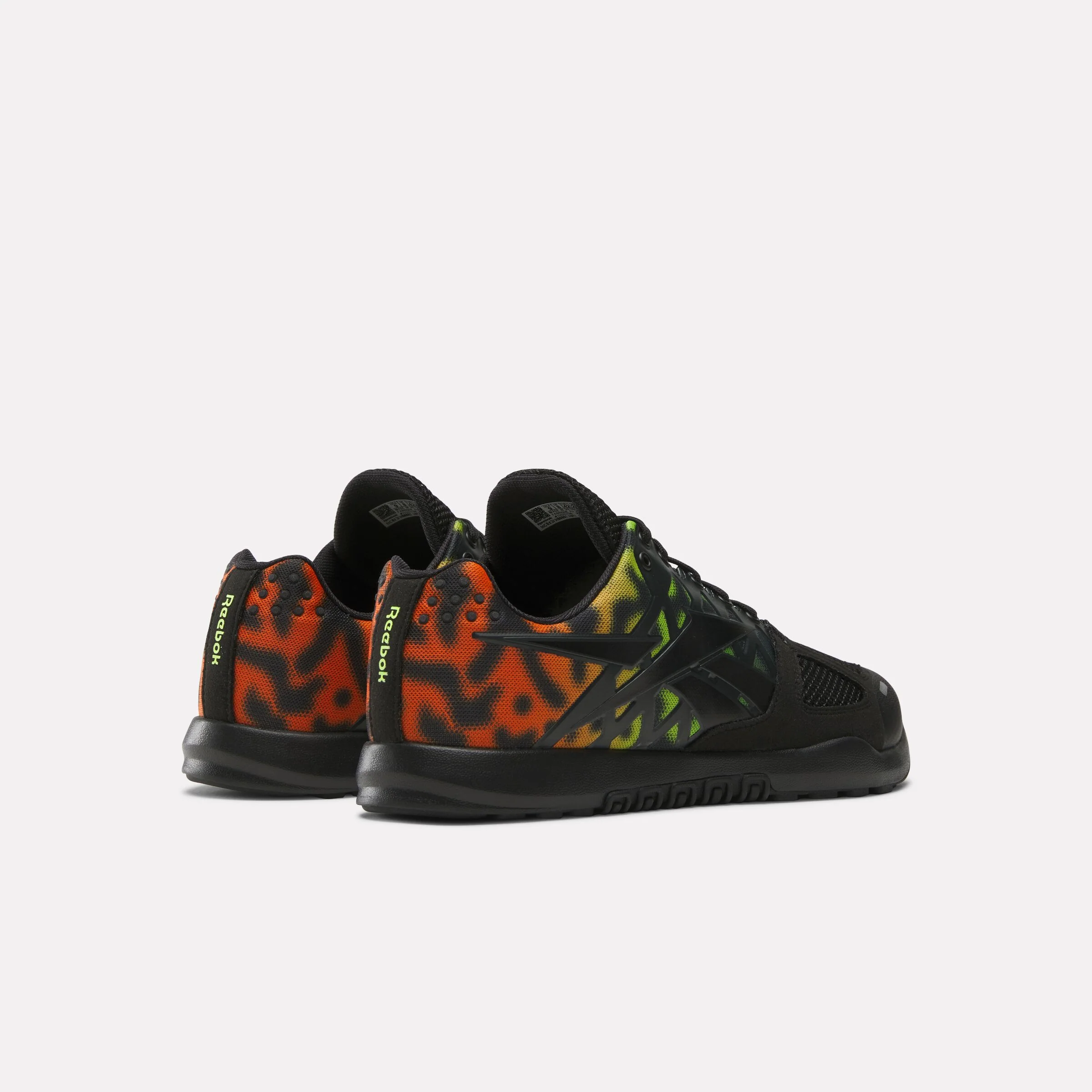 REEBOK FOOTWEAR MEN Nano 2.0 Training Shoes BLACK/ATOMIC TANGERINE - Image 3