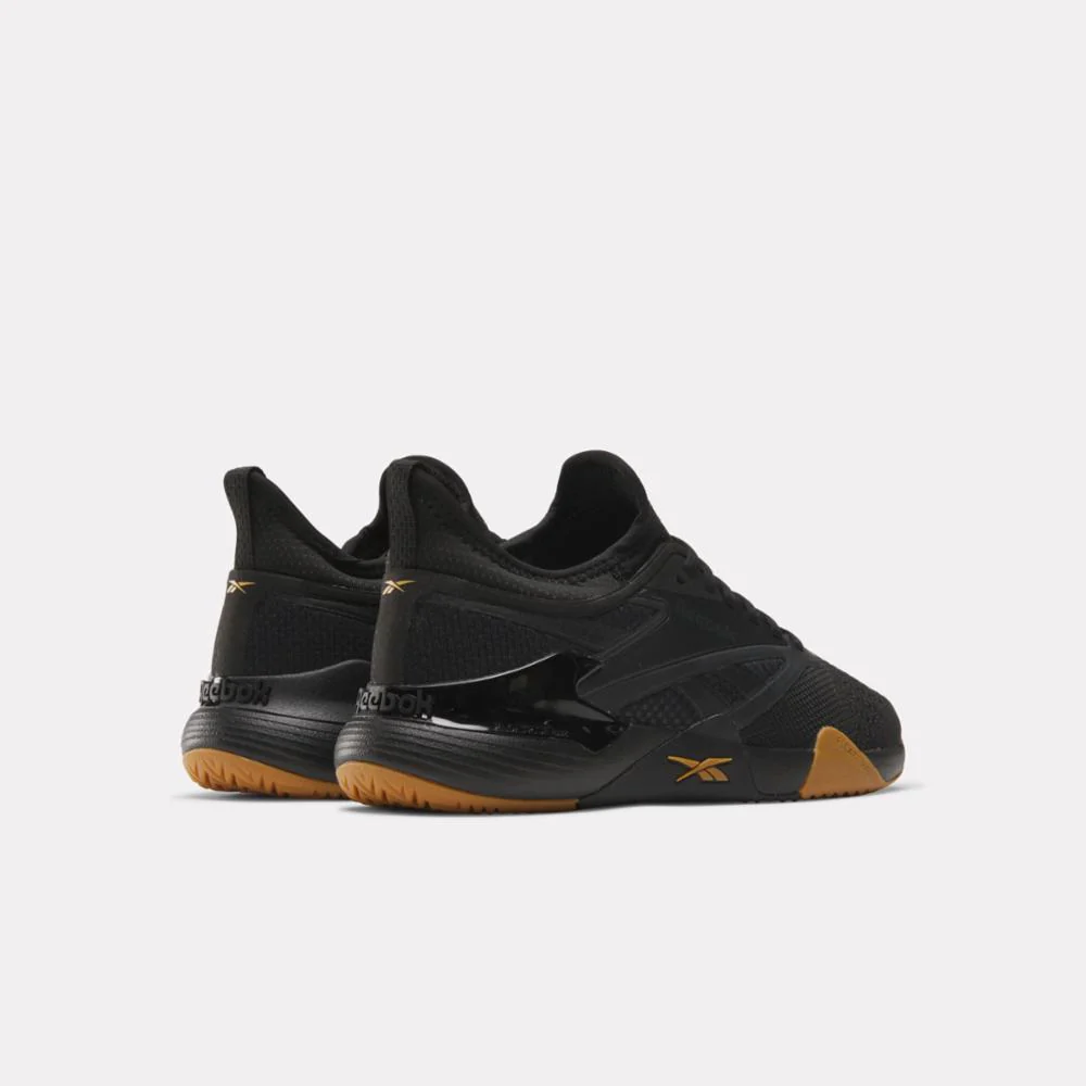 Reebok Footwear Men Nano Court Training Shoes BLACK/GREY6/HERITAGE GOLD - Image 4