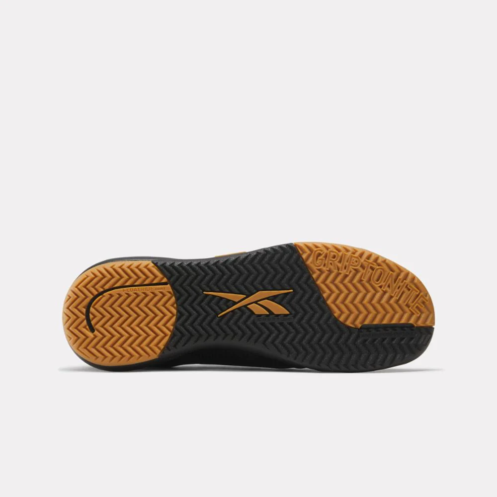 Reebok Footwear Men Nano Court Training Shoes BLACK/GREY6/HERITAGE GOLD - Image 5
