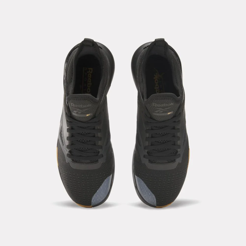 Reebok Footwear Men Nano Court Training Shoes BLACK/GREY6/HERITAGE GOLD - Image 6