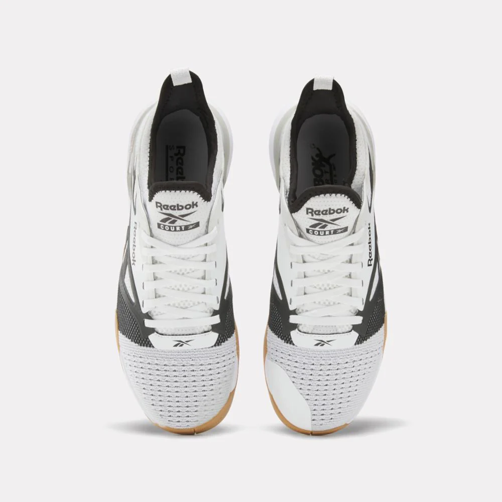 Reebok Footwear Men Nano Court Training Shoes WHITE/BLACK/GREY1 - Image 6