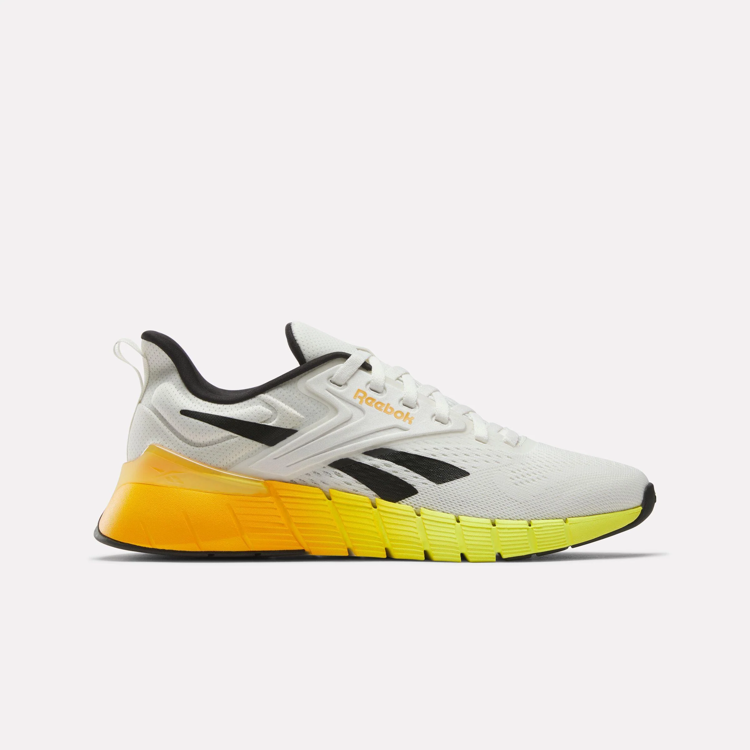 Reebok Footwear Men Nano Gym Shoes CHALK/BLACK/ELECTRIC AMBER