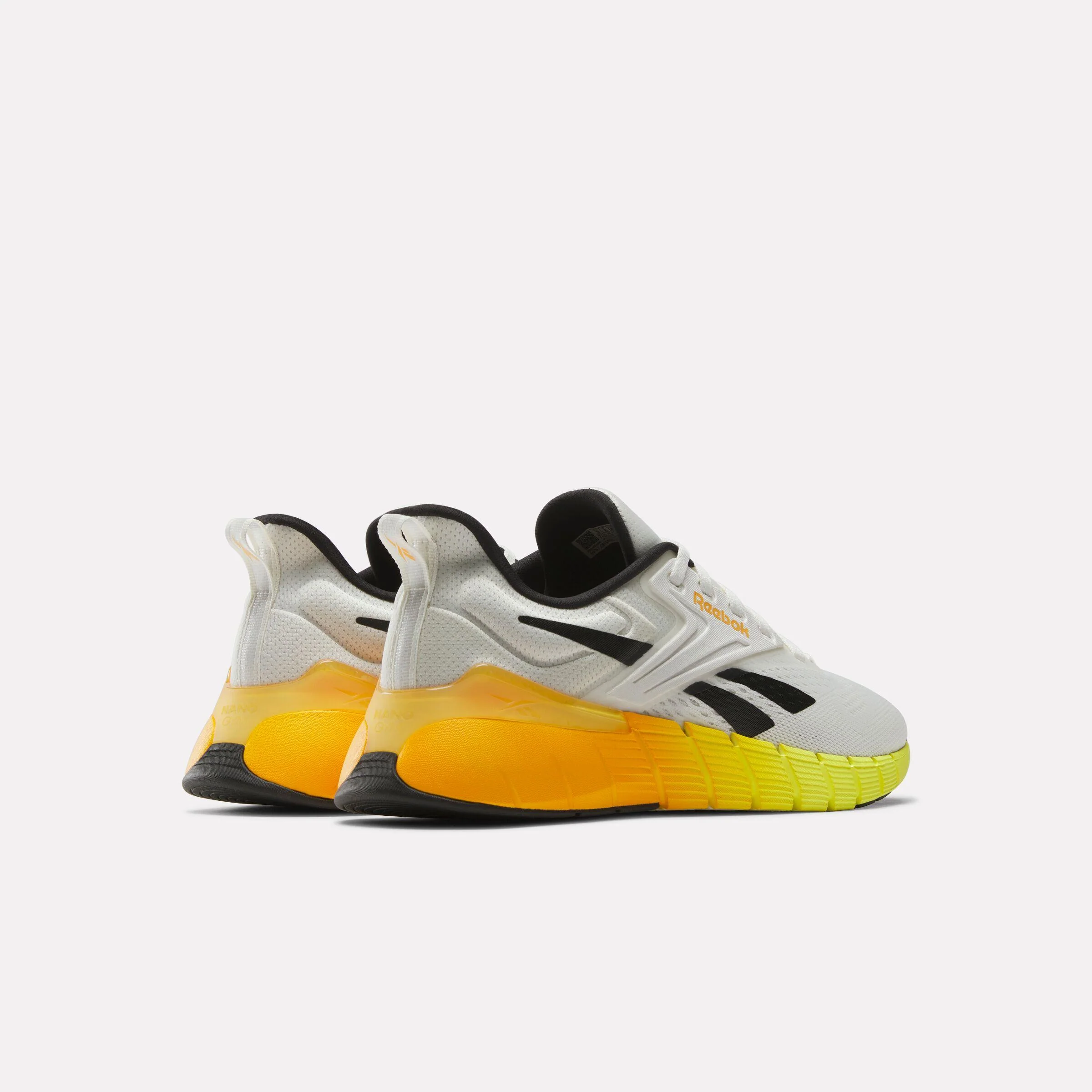 Reebok Footwear Men Nano Gym Shoes CHALK/BLACK/ELECTRIC AMBER - Image 3