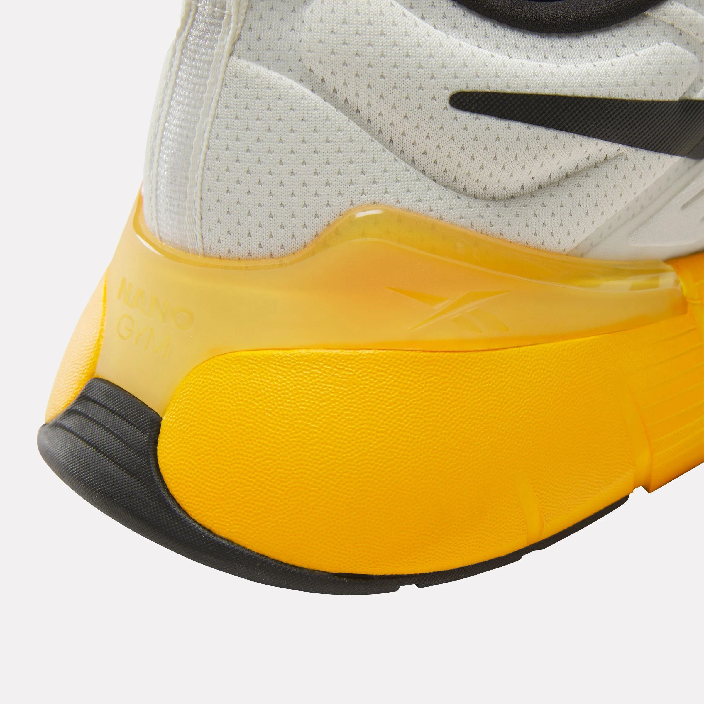 Reebok Footwear Men Nano Gym Shoes CHALK/BLACK/ELECTRIC AMBER - Image 6