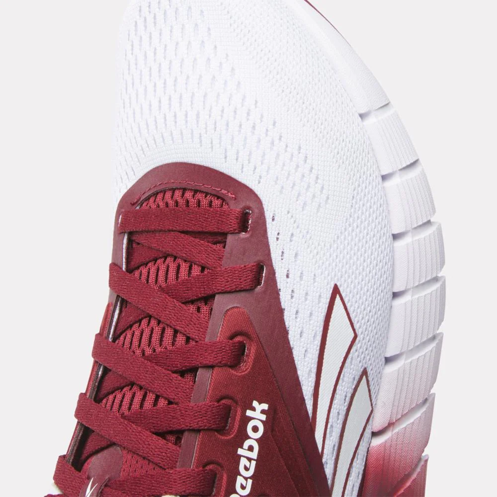 Reebok Footwear Men Nano Gym Training Shoes WHITE/MAROON/MAROON - Image 6