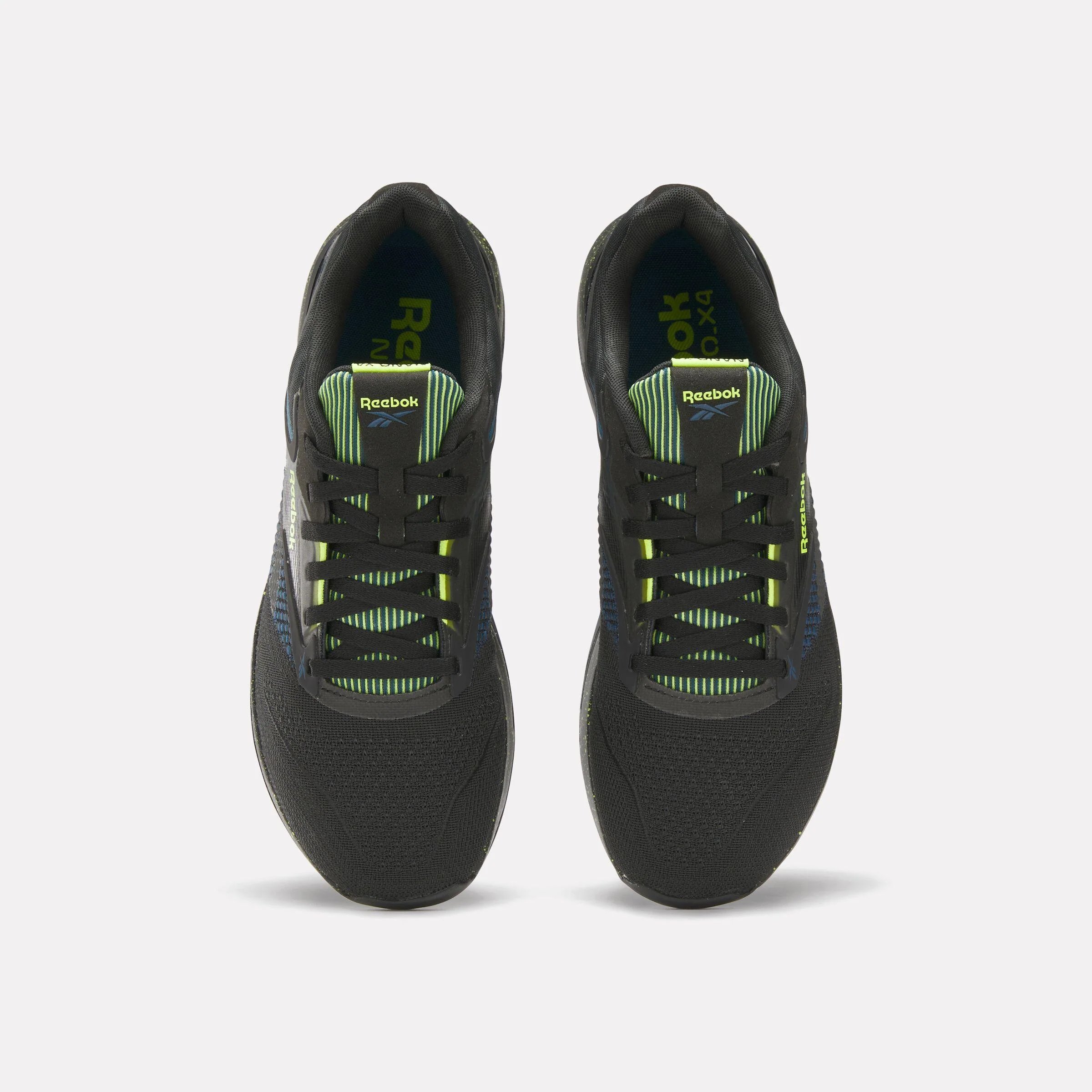 Reebok Footwear Men NANO X4 Training Shoes BLACK/ESCAPE BLUE/DIGITAL LIME - Image 5