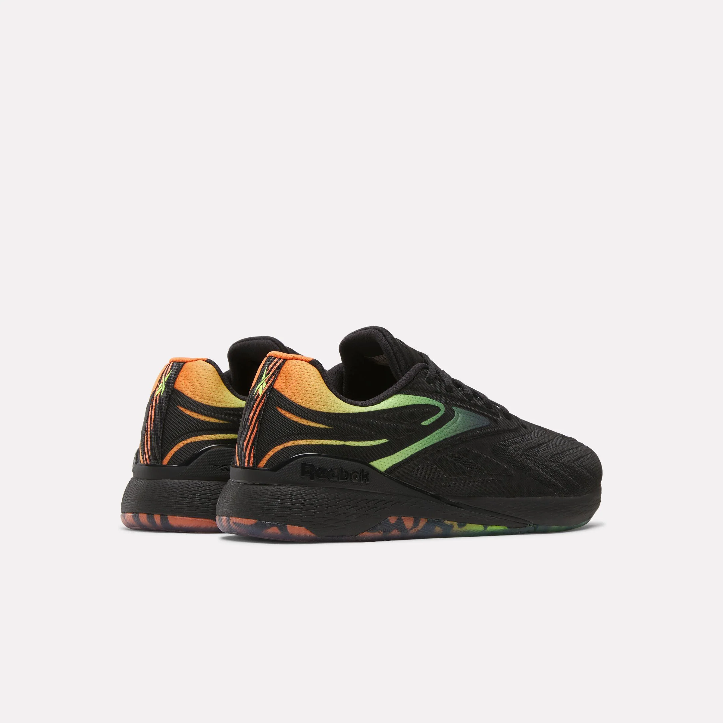 Reebok Footwear Men Nano X5 Edge Training Shoes BLACK/ARENA ORANGE/DIGITAL LIM - Image 4