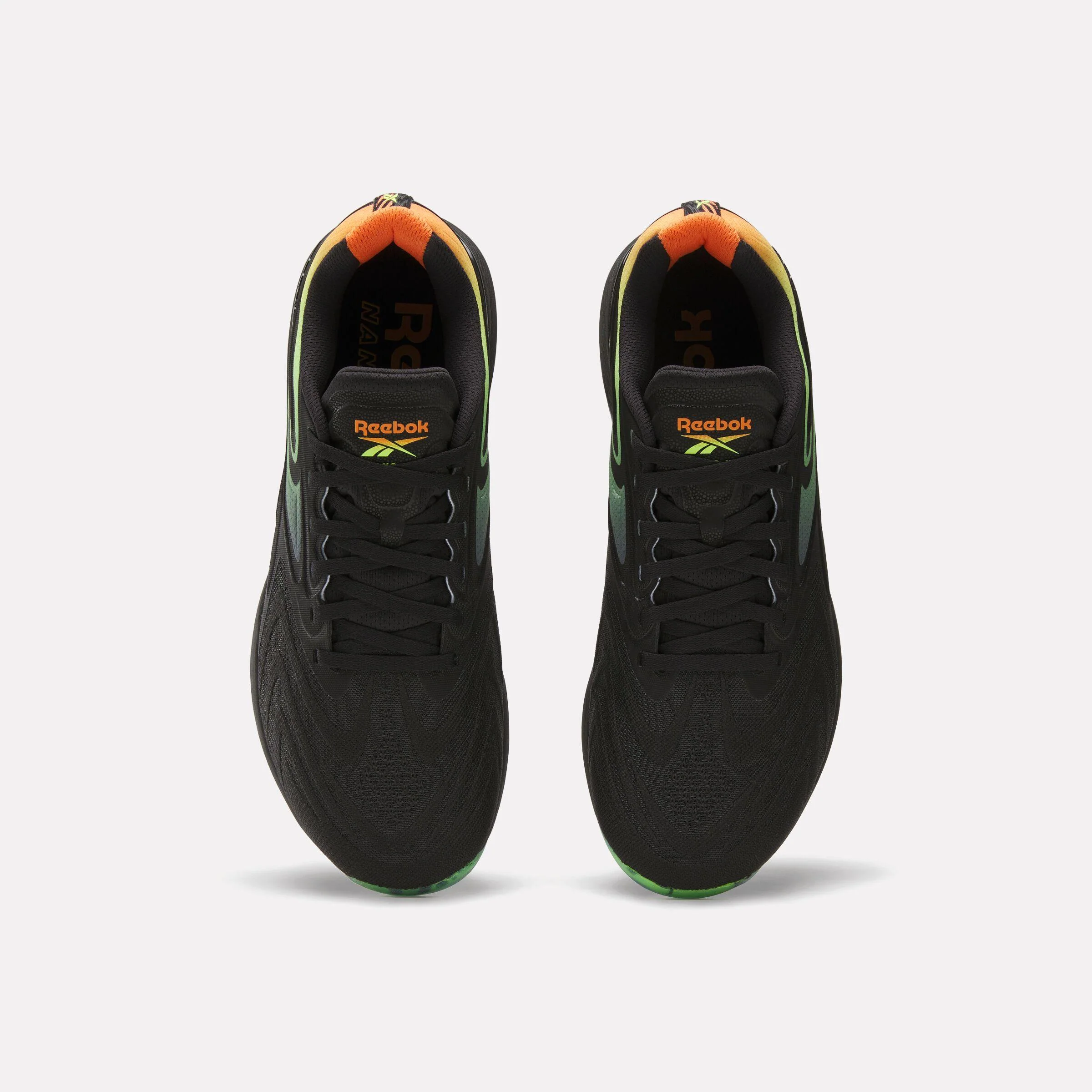 Reebok Footwear Men Nano X5 Edge Training Shoes BLACK/ARENA ORANGE/DIGITAL LIM - Image 6