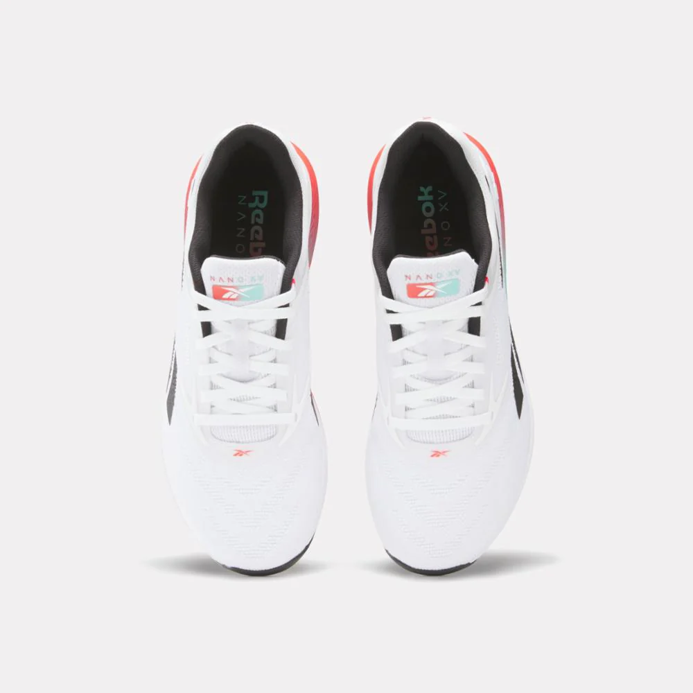 Reebok Footwear Men Nano X5 Training Shoes FTWR WHITE/BLACK/ENERGY RED - Image 6