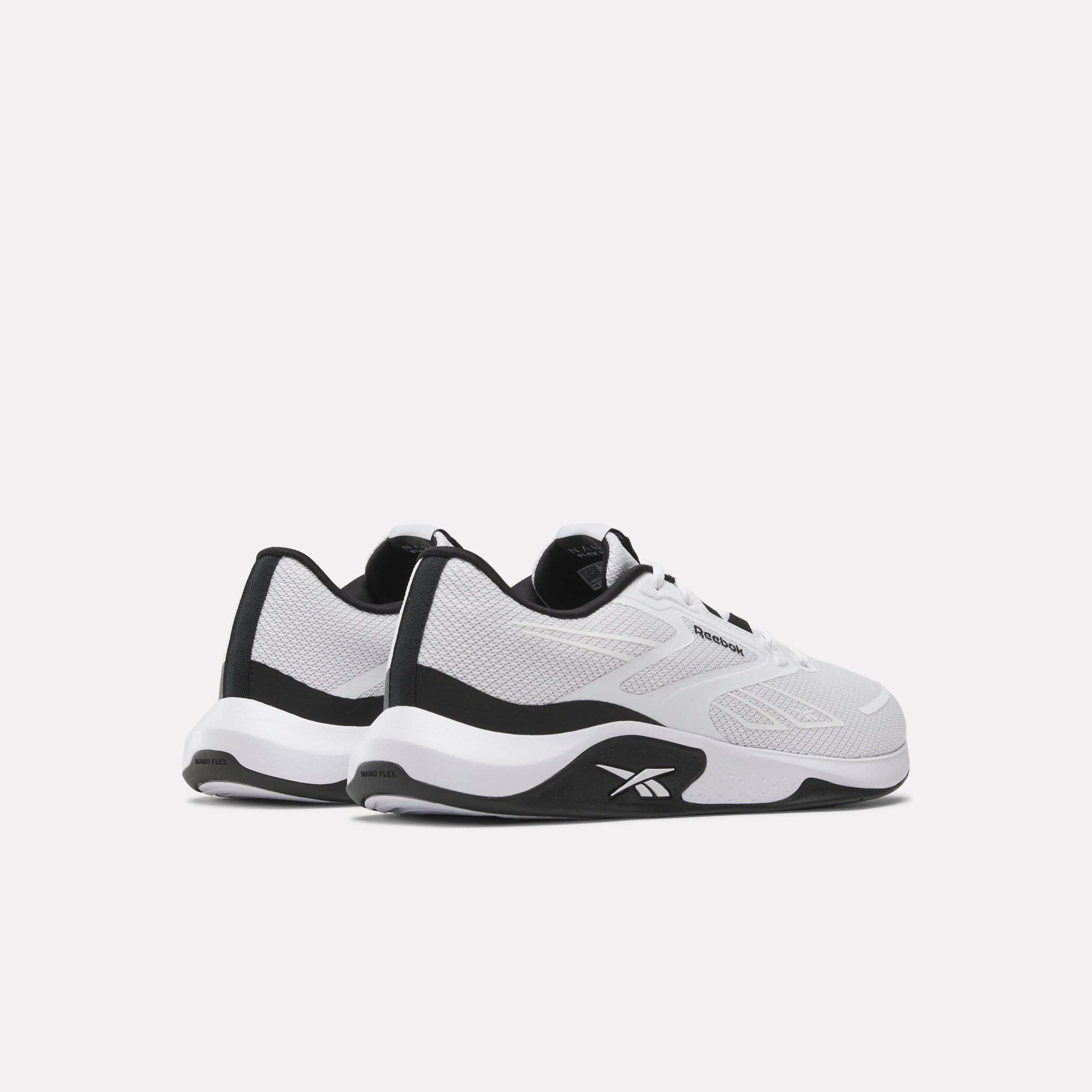 REEBOK FOOTWEAR MEN Nanoflex TR 3 Shoes WHITE/BLACK - Image 3