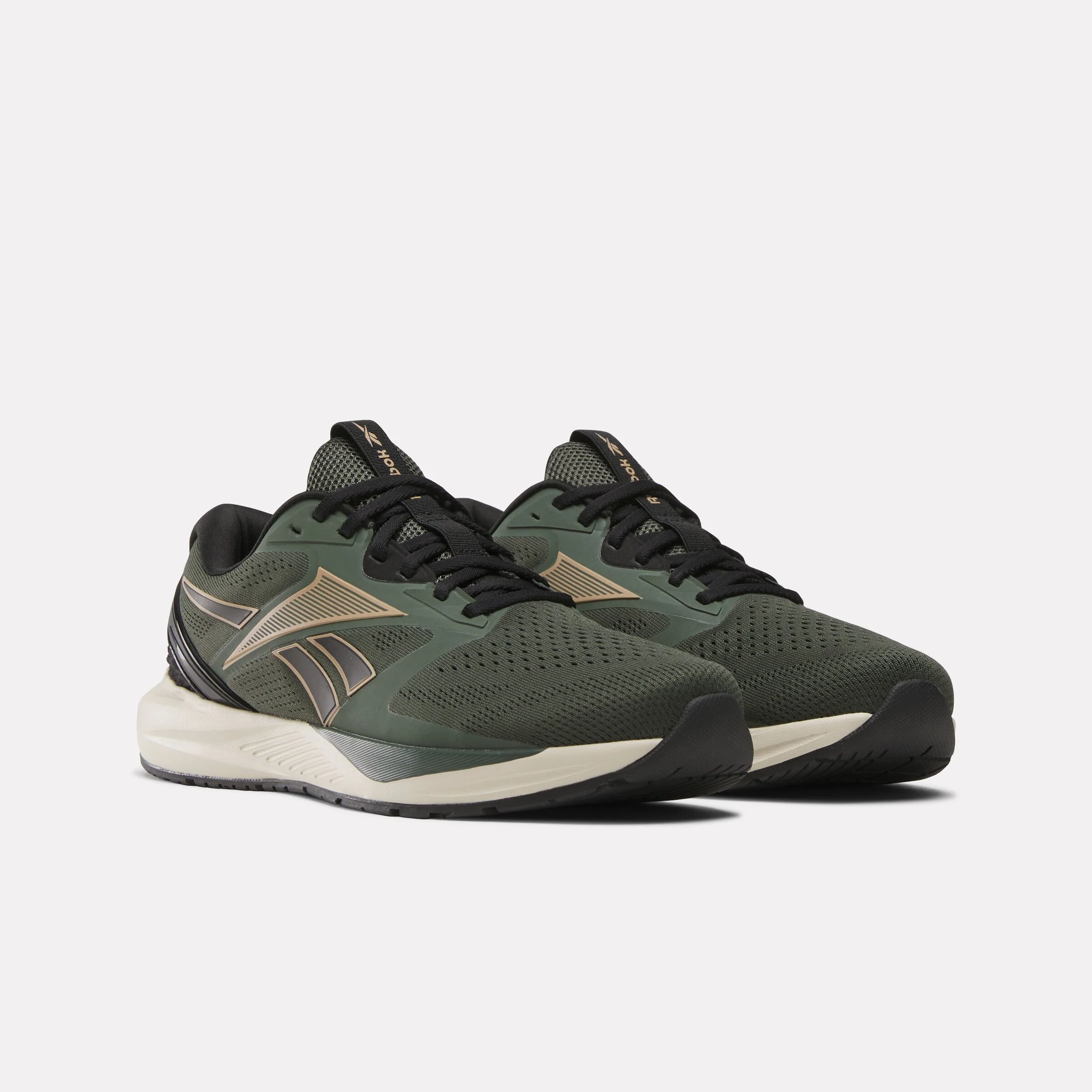 REEBOK FOOTWEAR MEN Nanoflex Trainer 2 Shoes GRIT GREEN/CAMEL/BLACK - Image 2