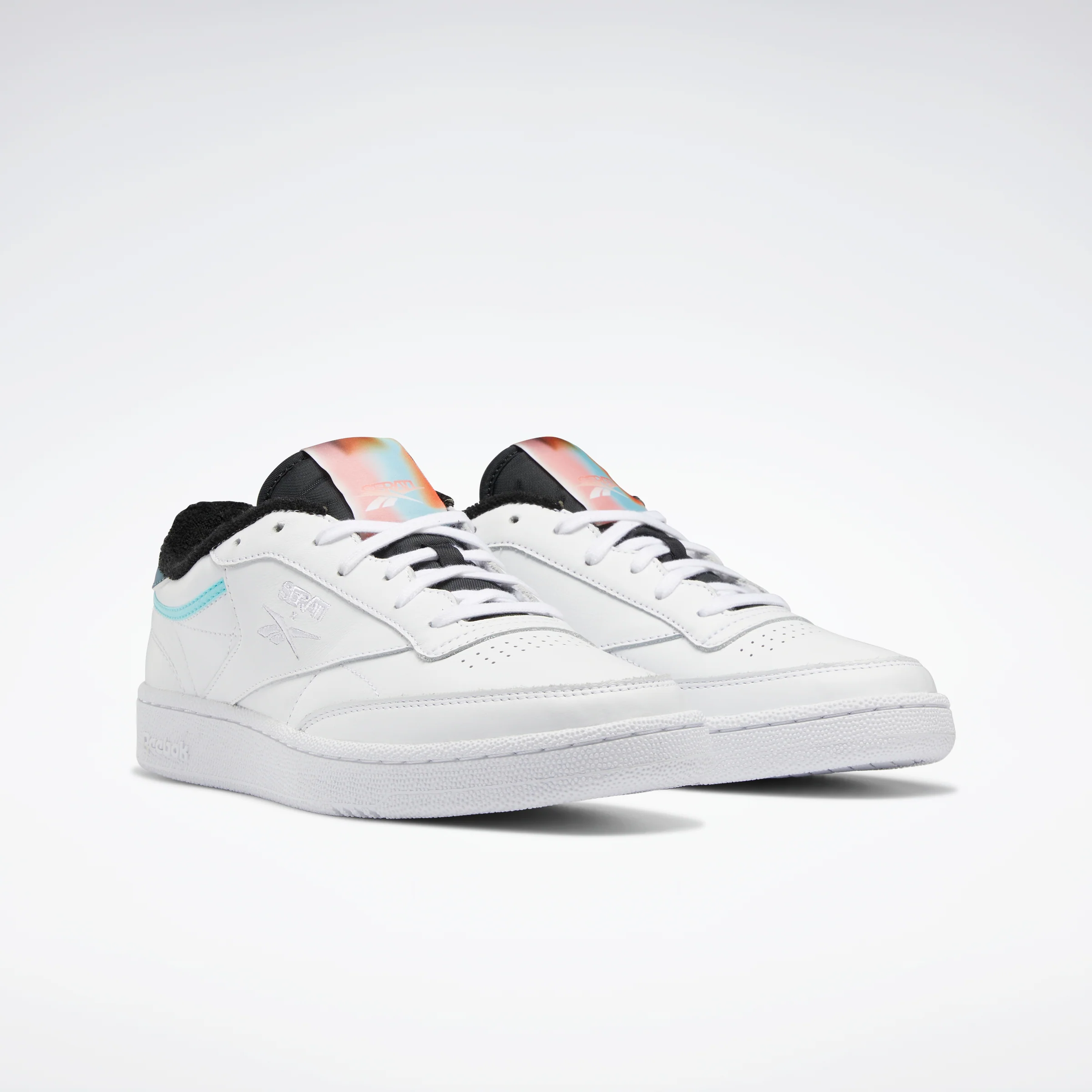 Reebok Footwear Men Nao Serati Club C Shoes Ftwwht/Prepur/Cblack - Image 3